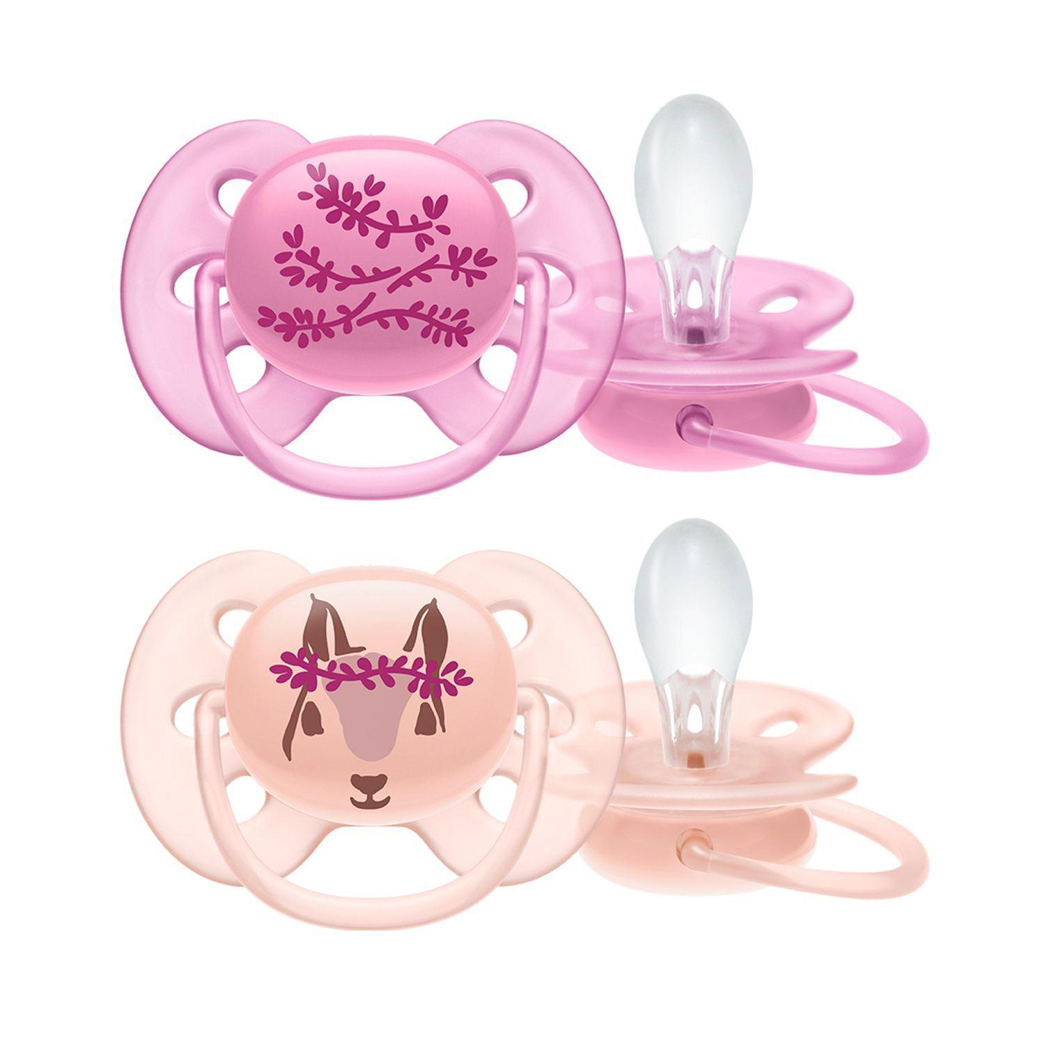 Chupete Avent Ultra Flor Ardilla 6-18m 2UN -1