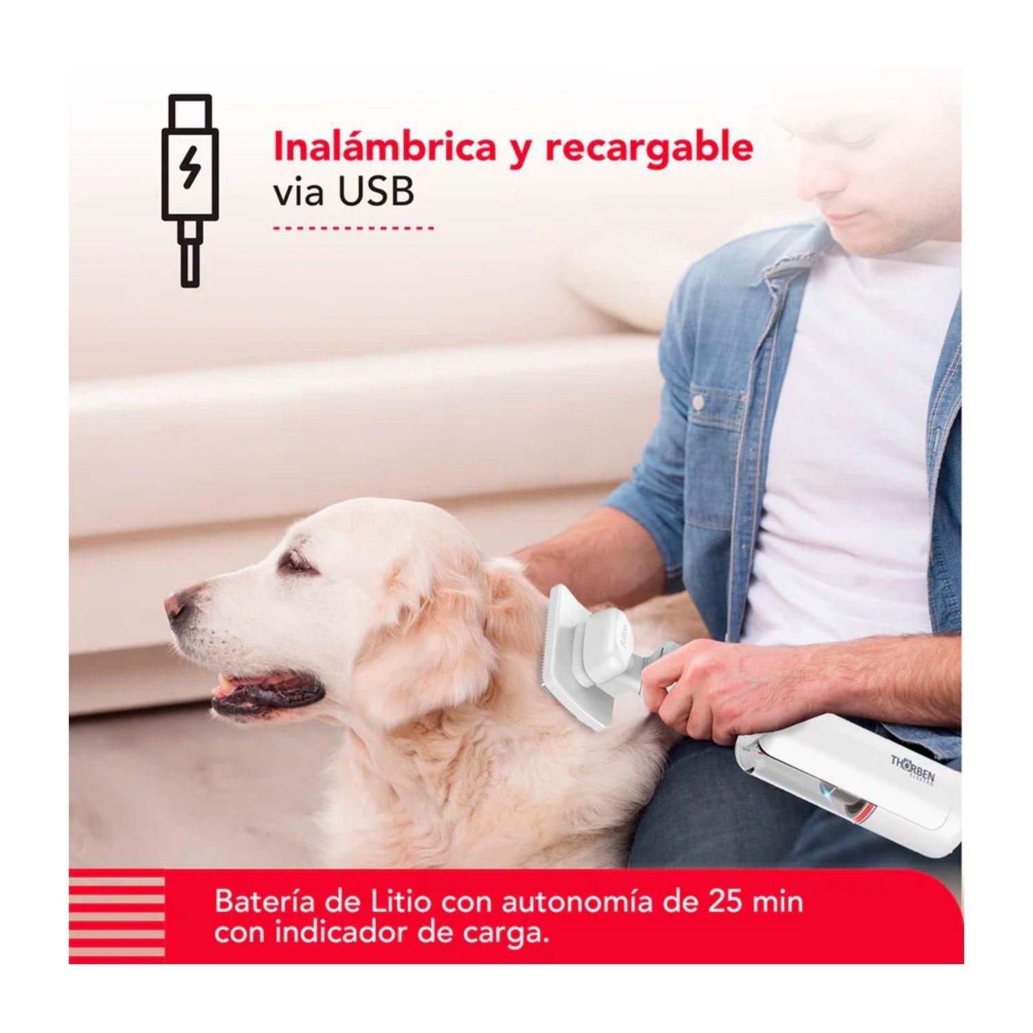 Cepillo y Aspiradora para Mascotas Thorben Usb Handy Pet Vac-6