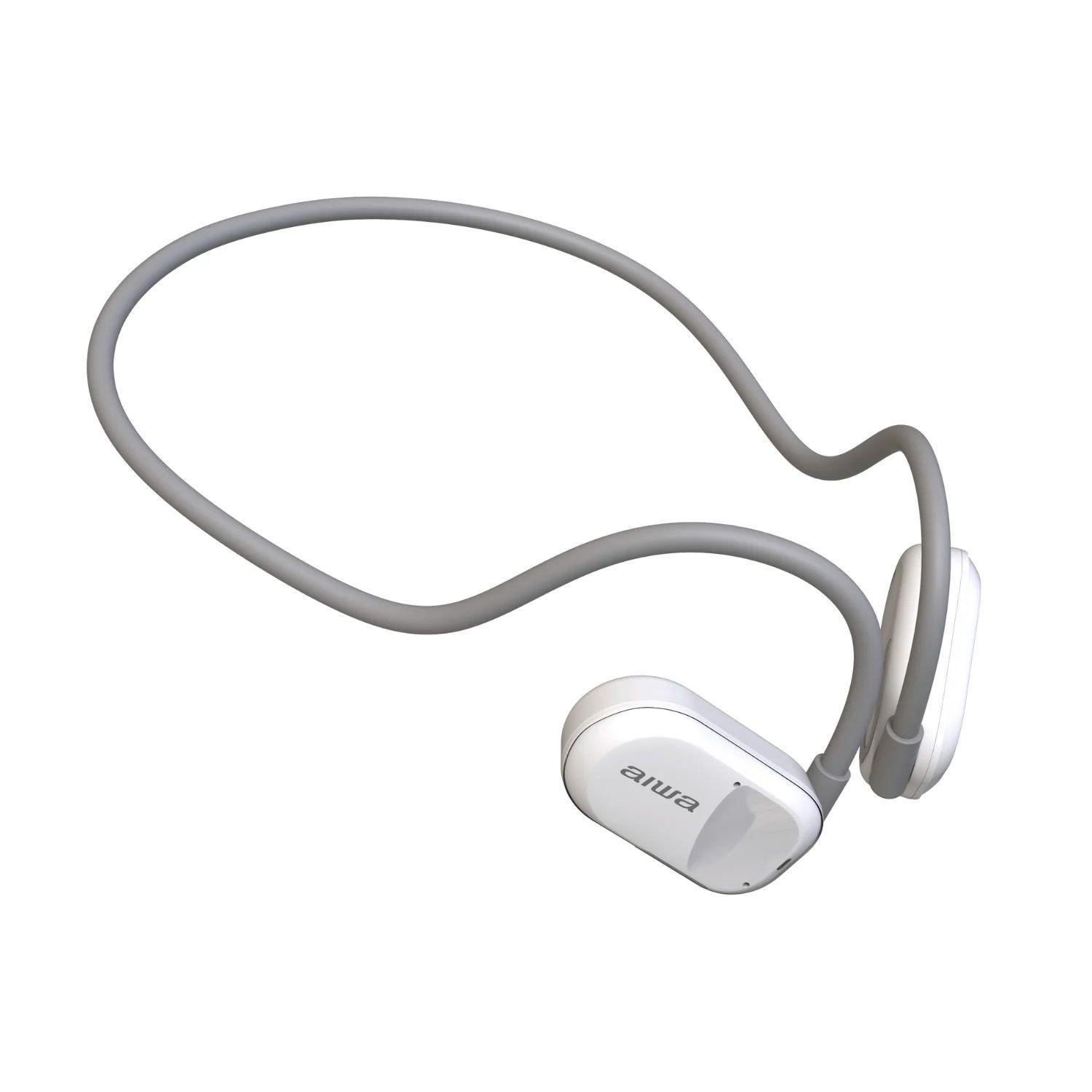 Audífonos Bluetooth Deportivos Conducción Aiwa Aw-Acf1 Blanco-0