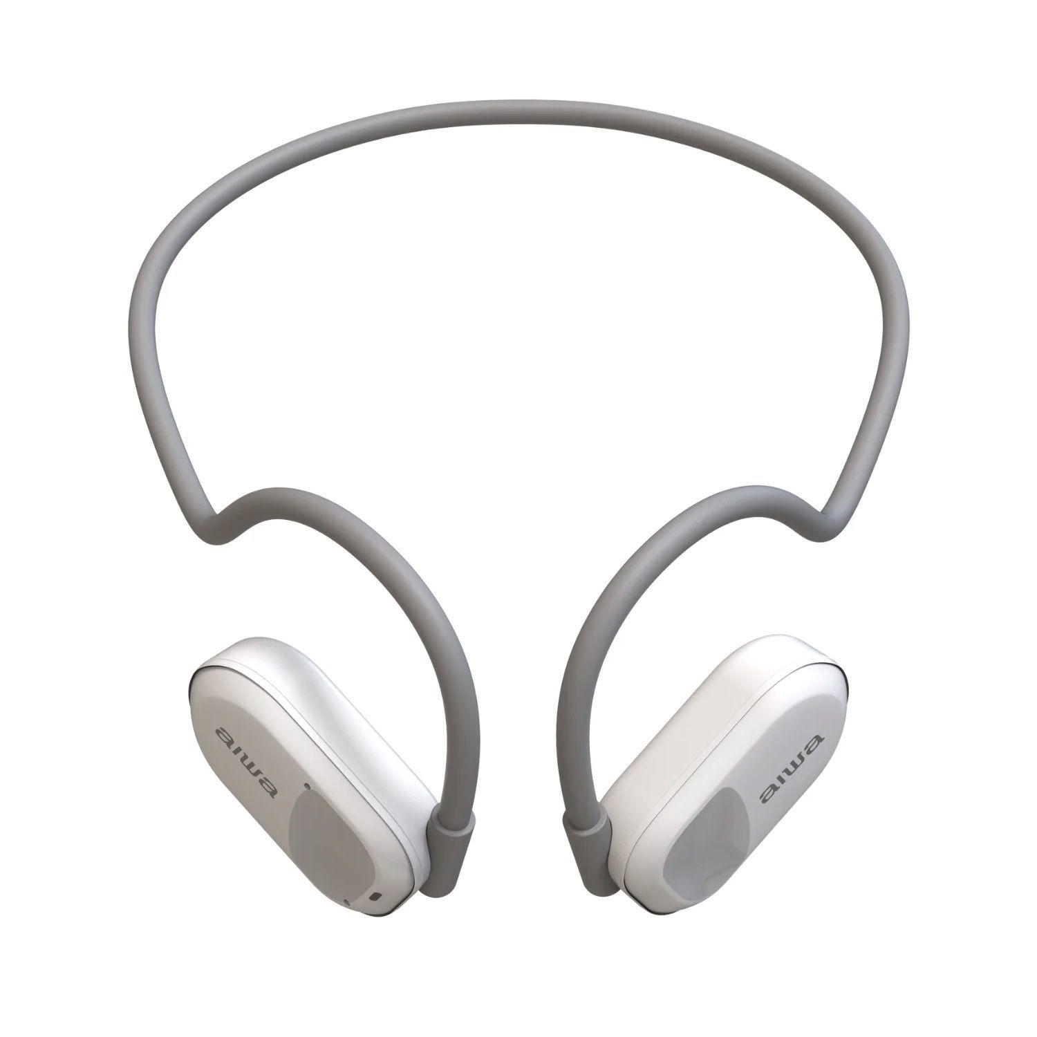 Audífonos Bluetooth Deportivos Conducción Aiwa Aw-Acf1 Blanco-1