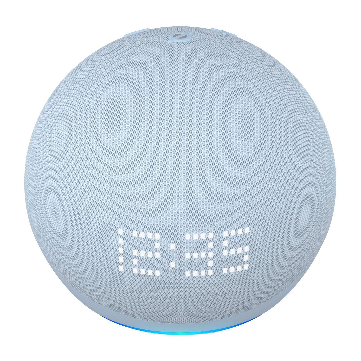 Asistente de Voz Amazon Echo Dot 5 con Reloj 2022 5th Gen Azul-0