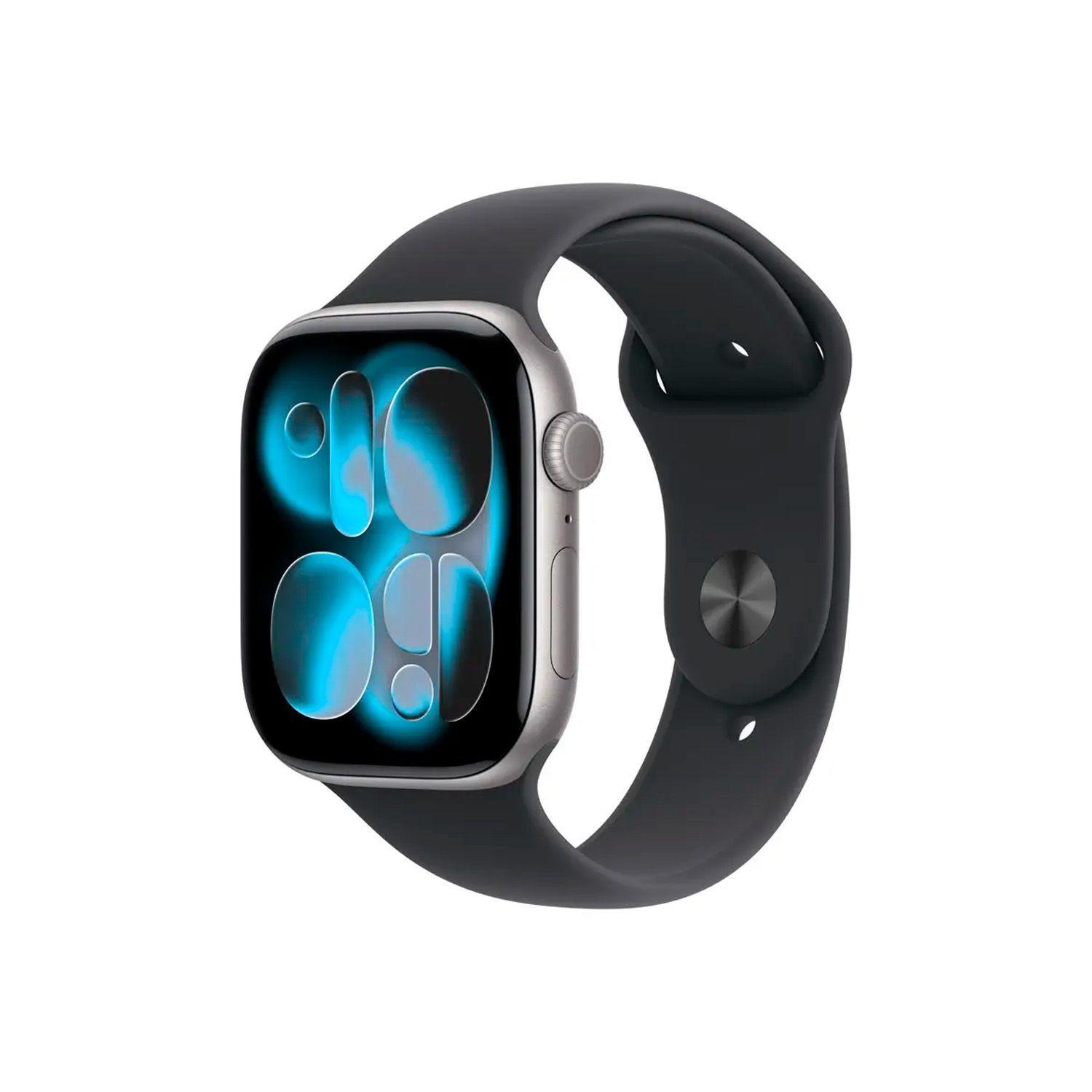 Reloj Apple Watch Series 11 GPS 46mm Space Gray Aluminum Black Sport Band-0