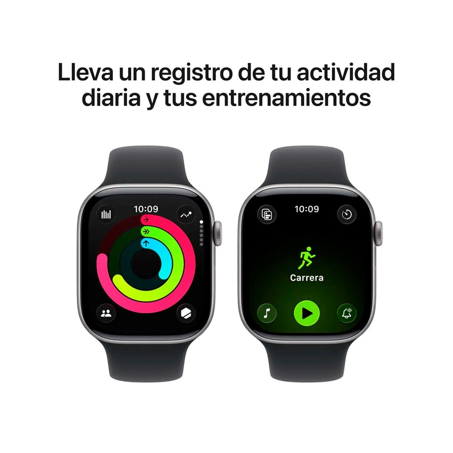 Reloj Apple Watch Series 11 GPS 46mm Space Gray Aluminum Black Sport Band-2