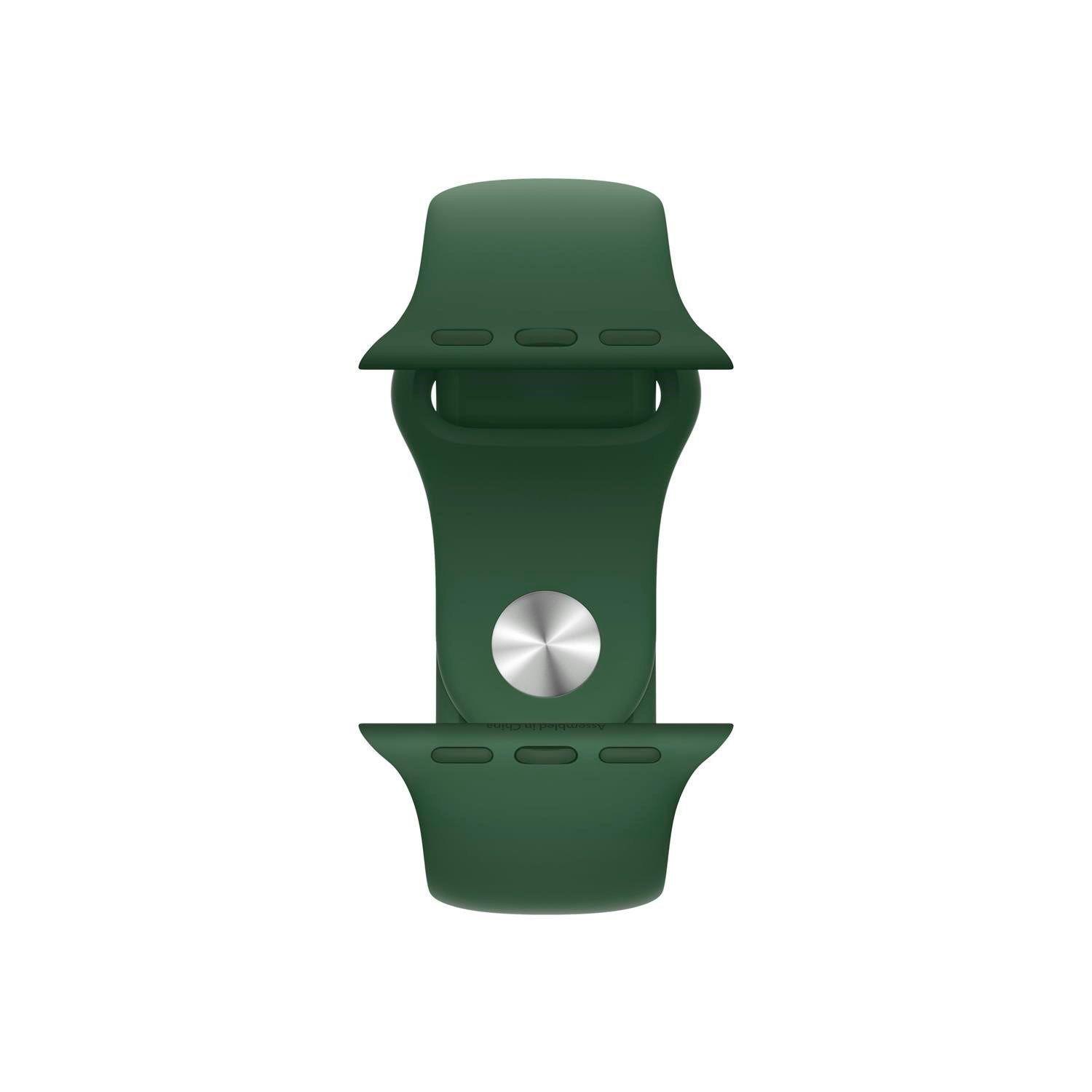 Reloj Apple Watch Series 7 41mm GPS + Celular Green Aluminum Case Clover Sport Band-4
