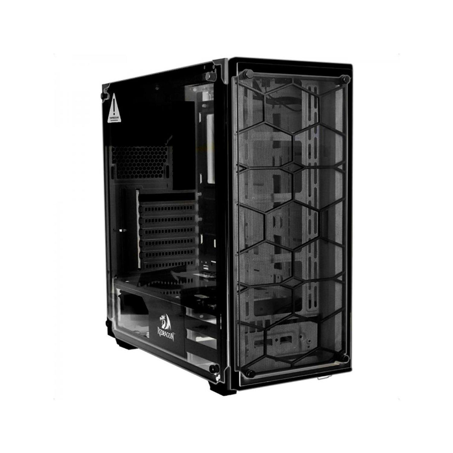 Gabinete Gamer Redragon Wheeljack Black GC-606BK RGB-2