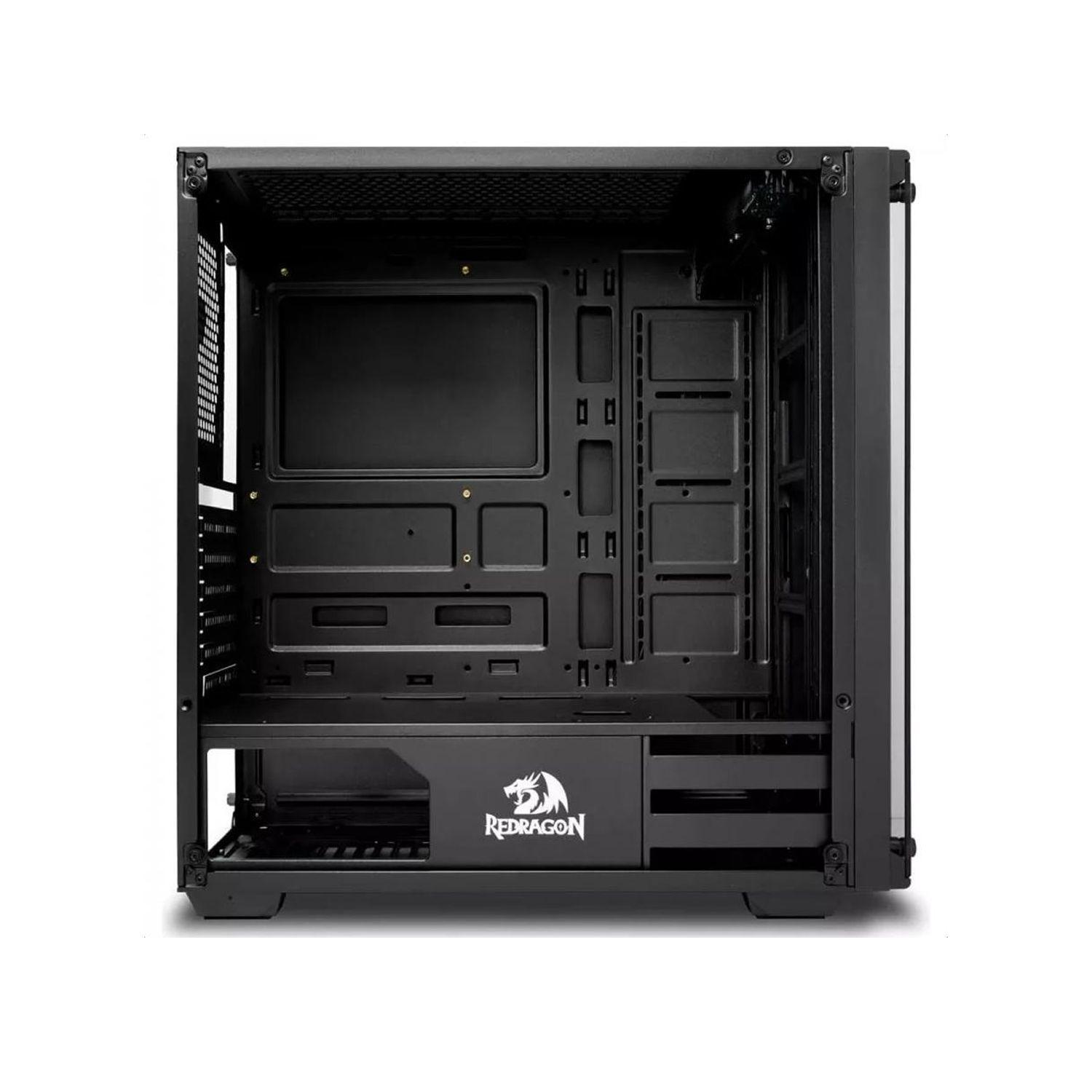 Gabinete Gamer Redragon Wheeljack Black GC-606BK RGB-3