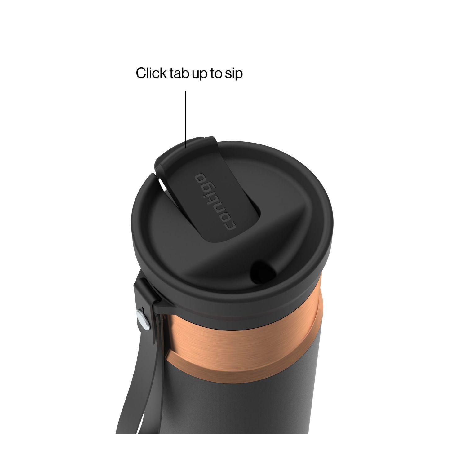 Mug Termico Contigo Snapseal 710ml Negro Cobre-4