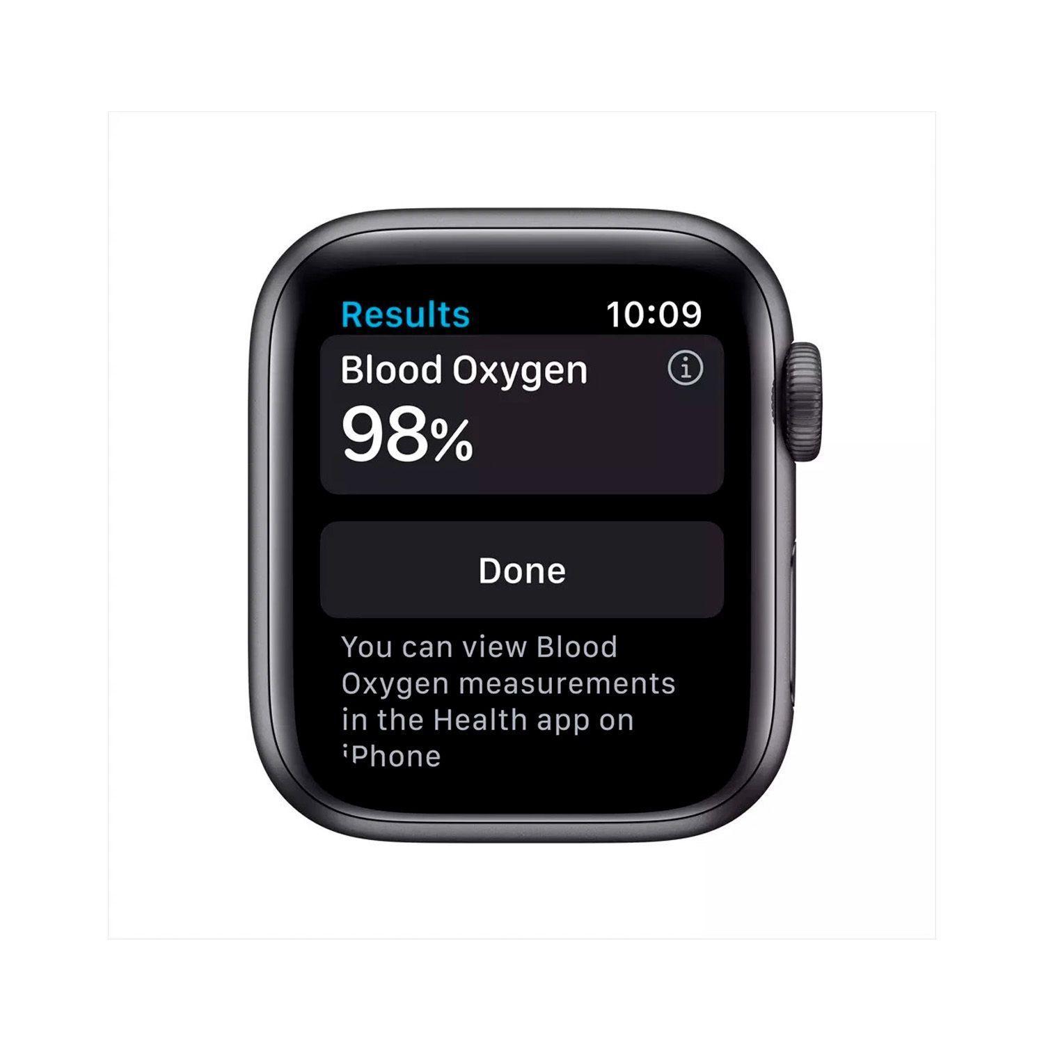 Apple Watch Series 6 40mm GPS + Celular Caja Titanio Correa Negra-2