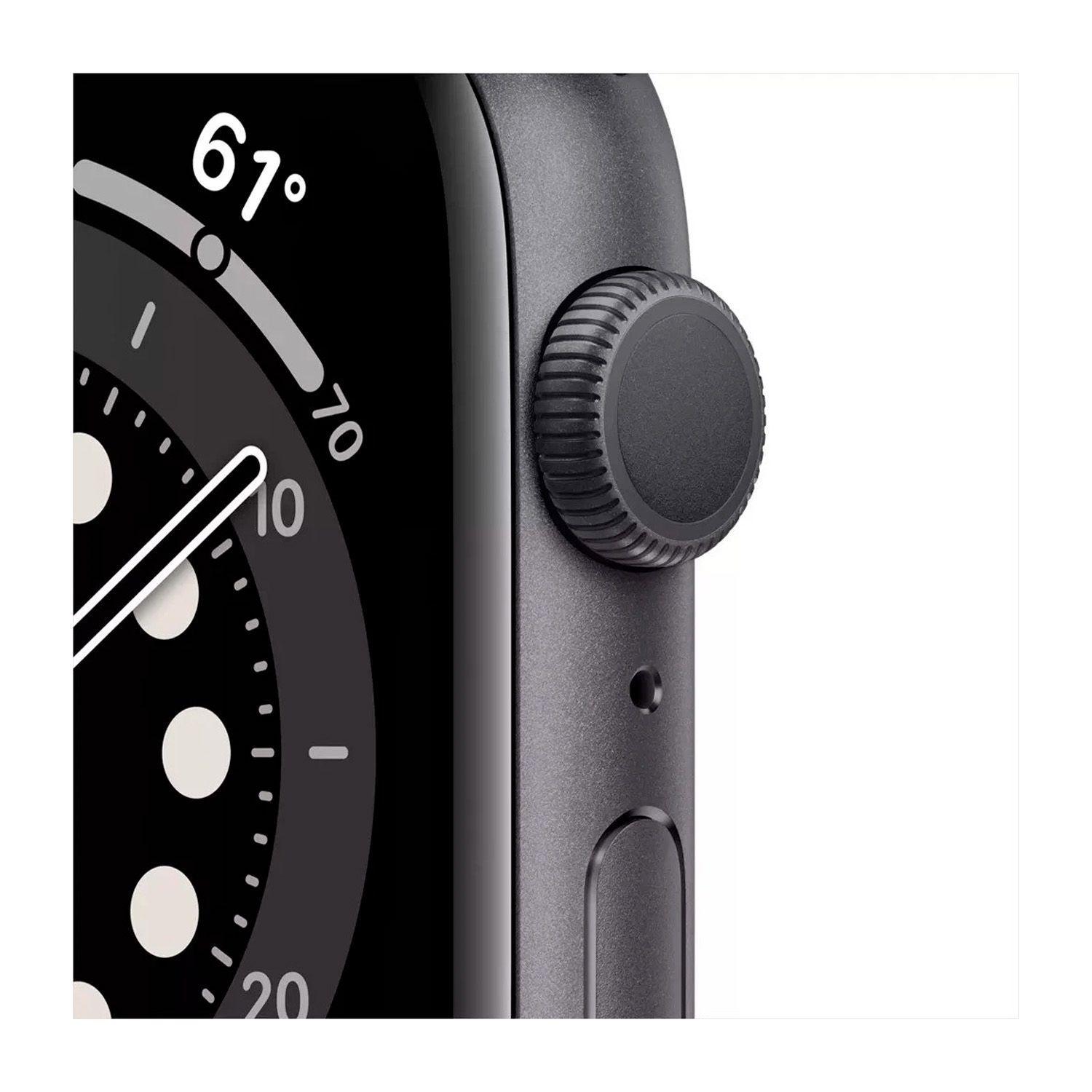 Apple Watch Series 6 40mm GPS + Celular Caja Titanio Correa Negra-3