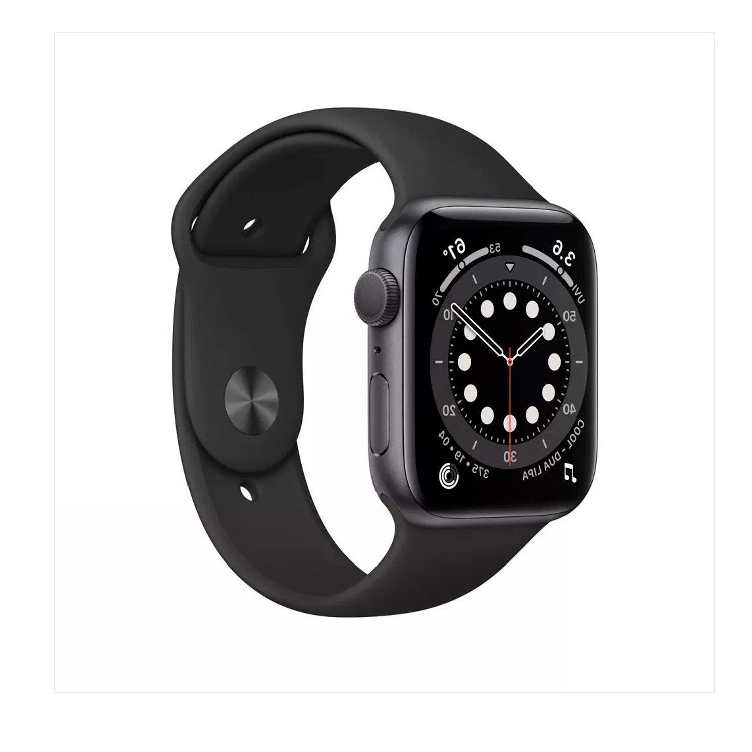 Apple Watch Series 6 40mm GPS + Celular Caja Titanio Correa Negra-4