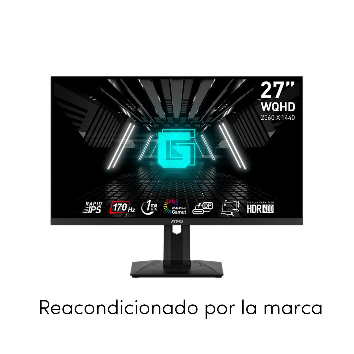 Monitor Gamer MSI G274QPF 27" WQHD 170hz 1ms-1