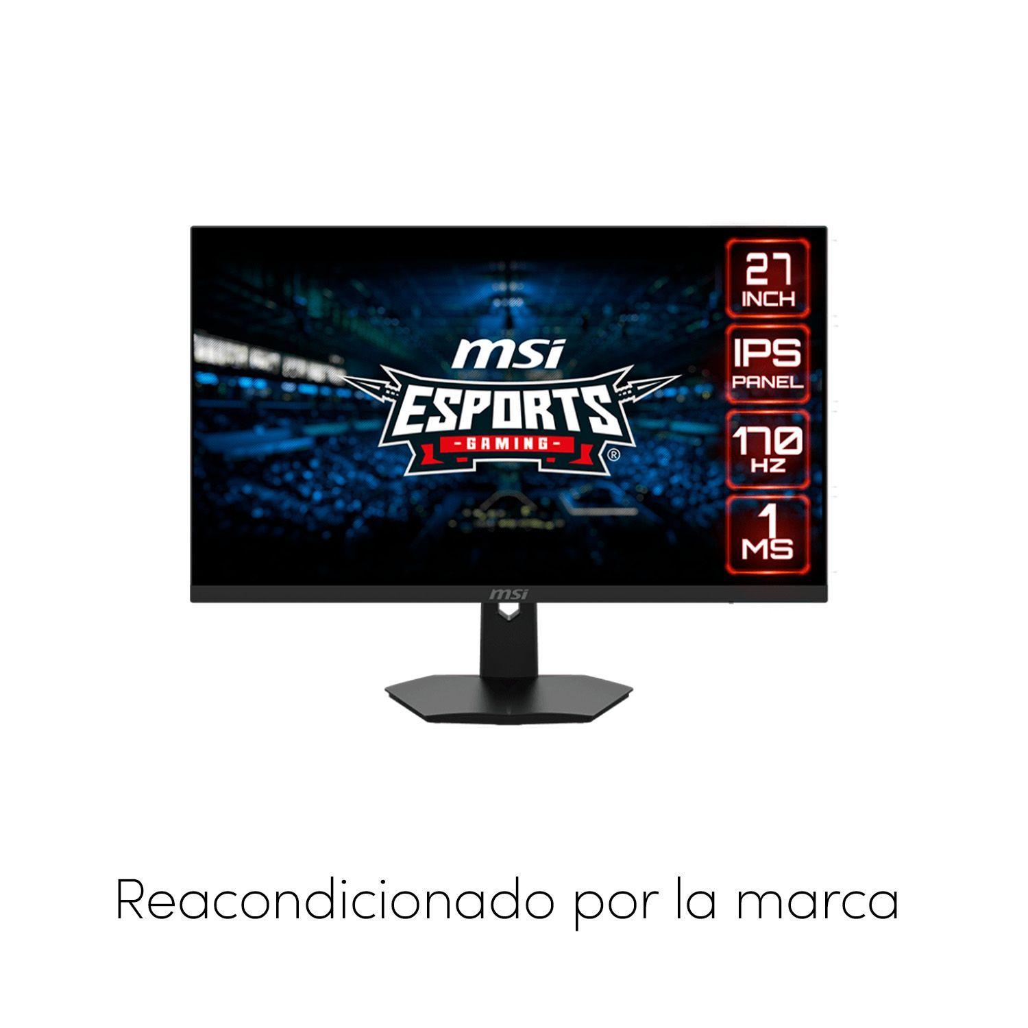 Monitor Gamer MSI Optix G274 27" FHD 170hz Reacondicionado A-1