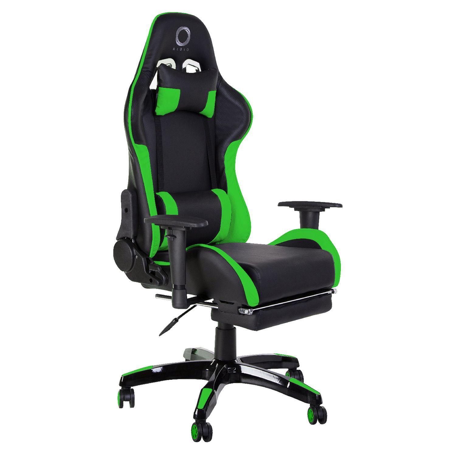 Silla Gamer Nibio Destroyer Verde-0