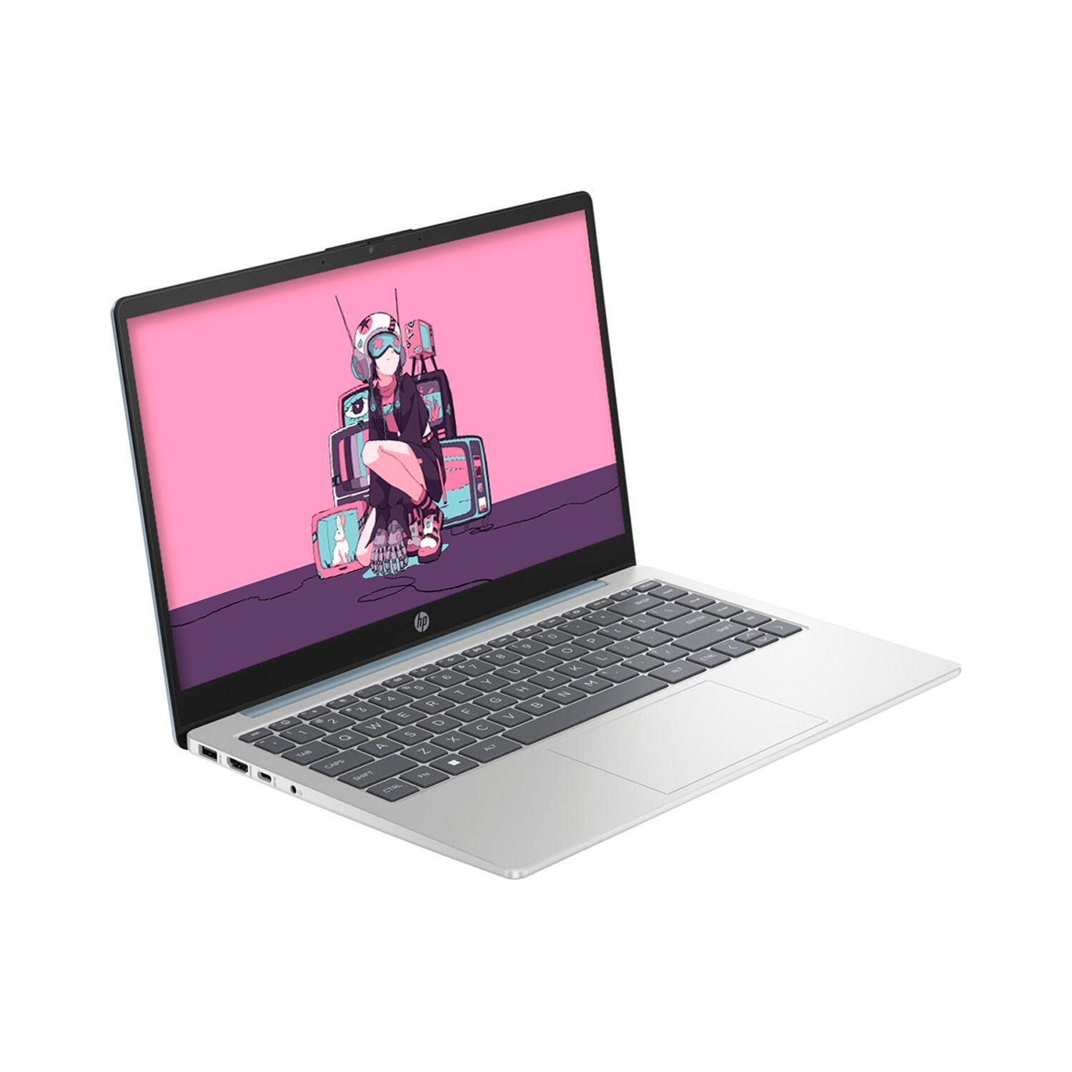 Notebook HP i3 8GB 256GB SSD 14" HD Win11 Azul Luna-2