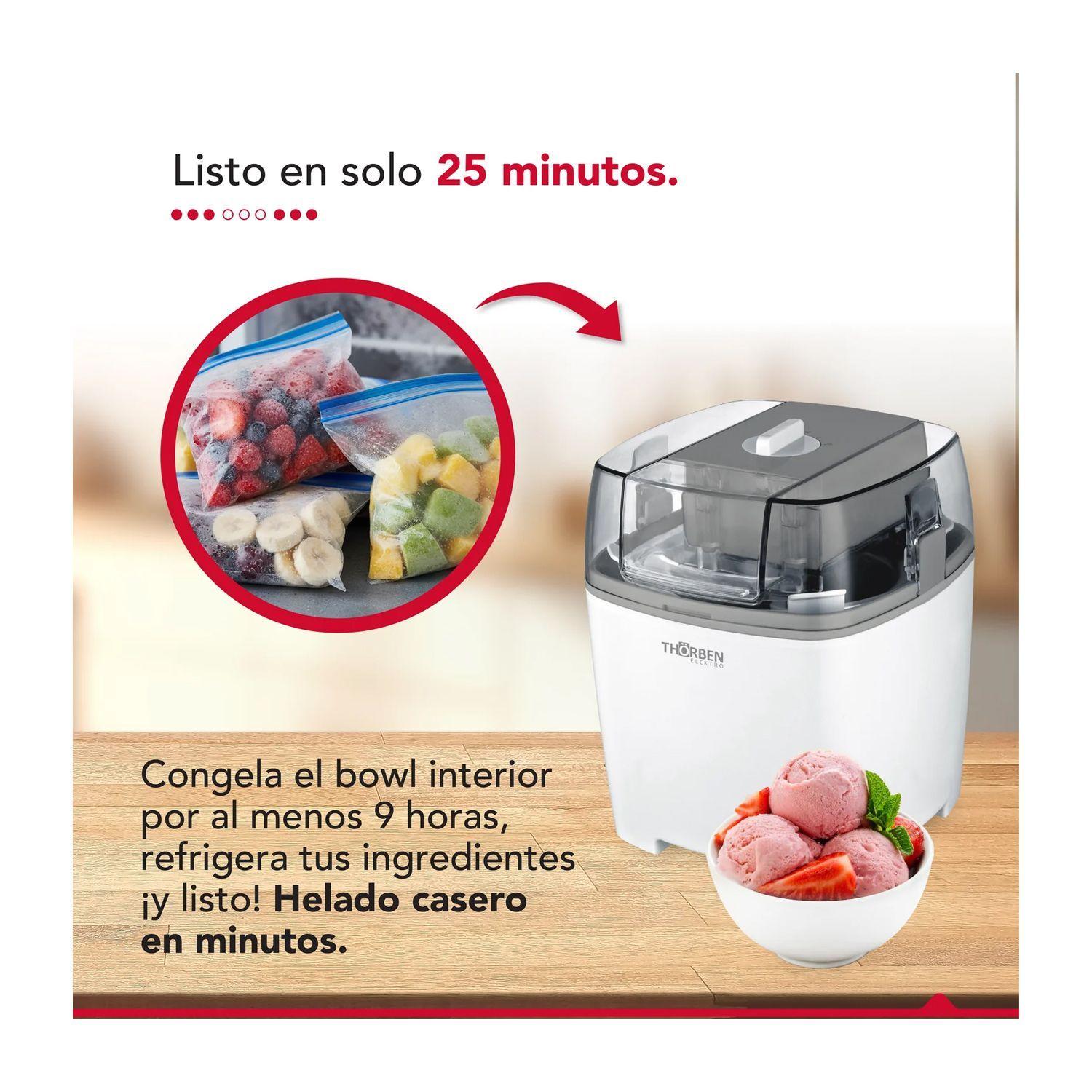 Maquina de Helados Thorben Ice Creamy 1 5L-3