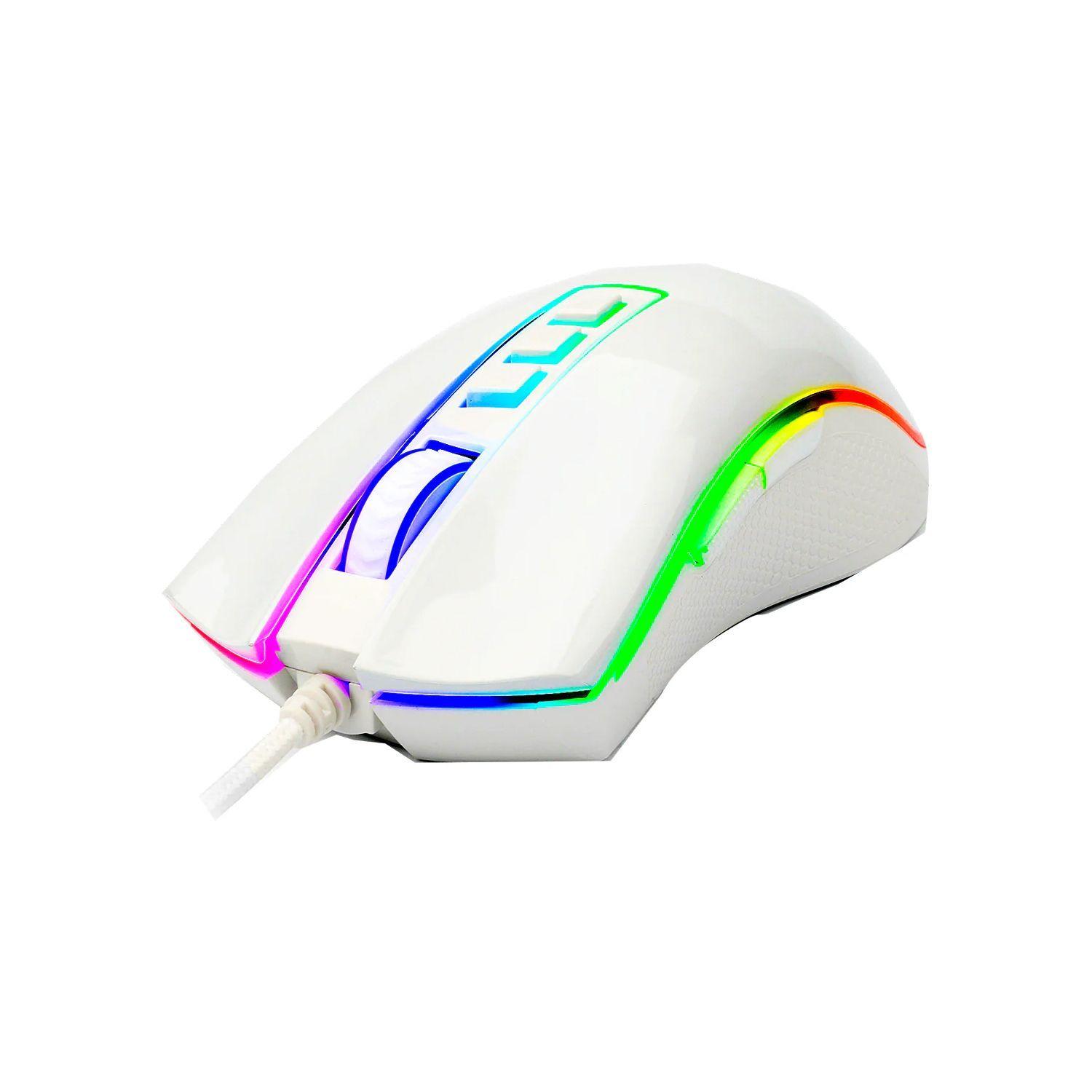 Mouse Gamer Cobra White M711W RGB-2