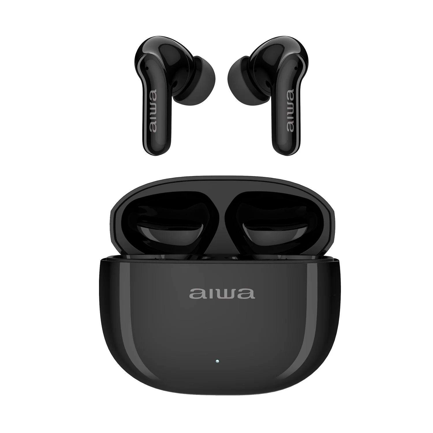 Audifonos Inalambricos Aiwa Funcion Tws Aw-twsr2 Negro-0