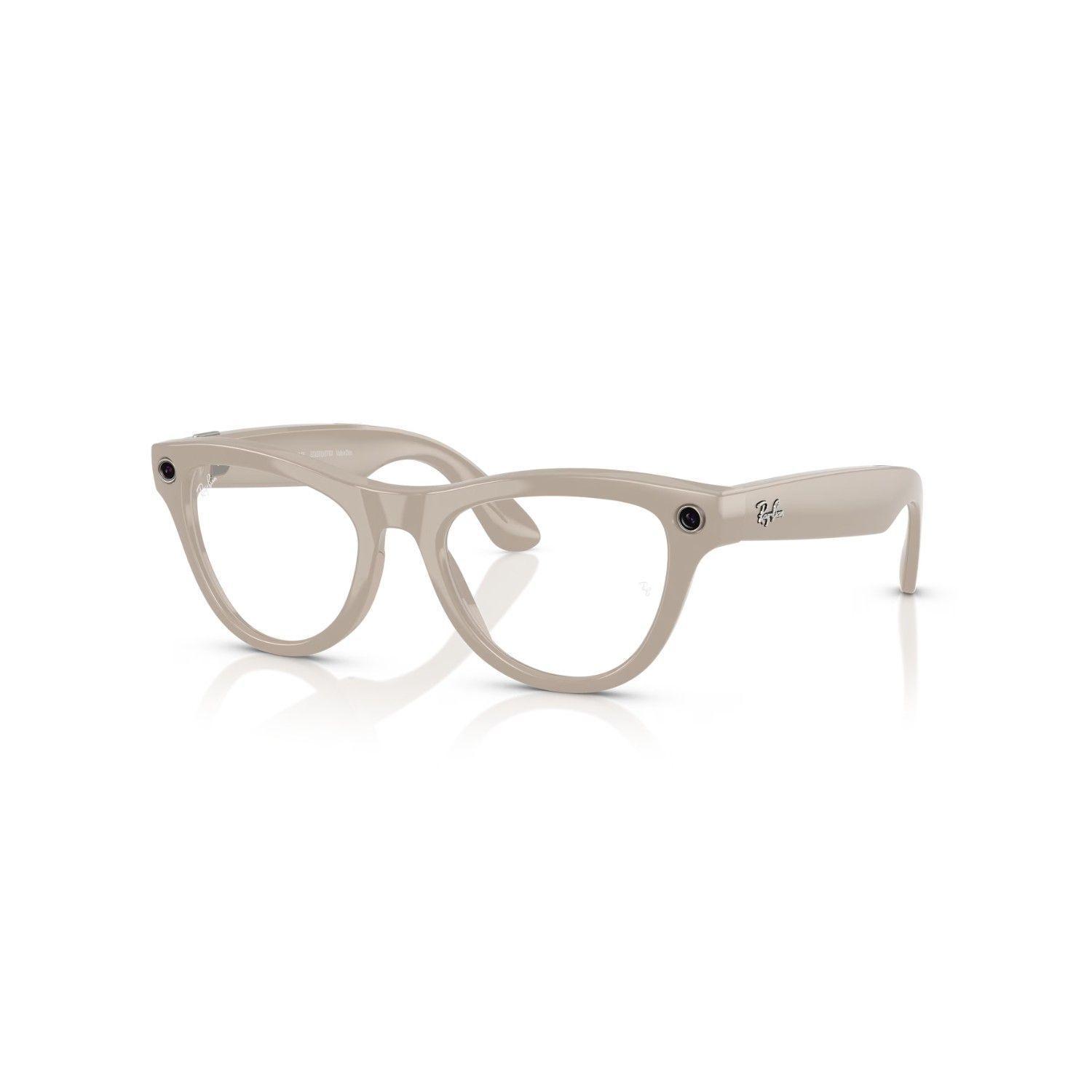 Lentes Inteligentes Ray Ban Meta Skyler Gen 1 Gris Brillante Cristal Transitions-1