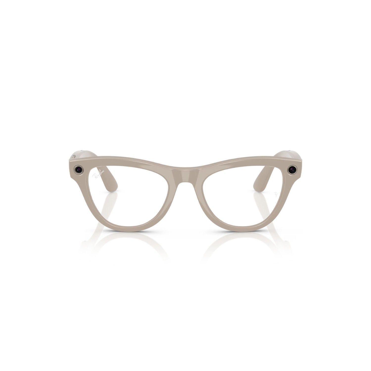 Lentes Inteligentes Ray Ban Meta Skyler Gen 1 Gris Brillante Cristal Transitions-3