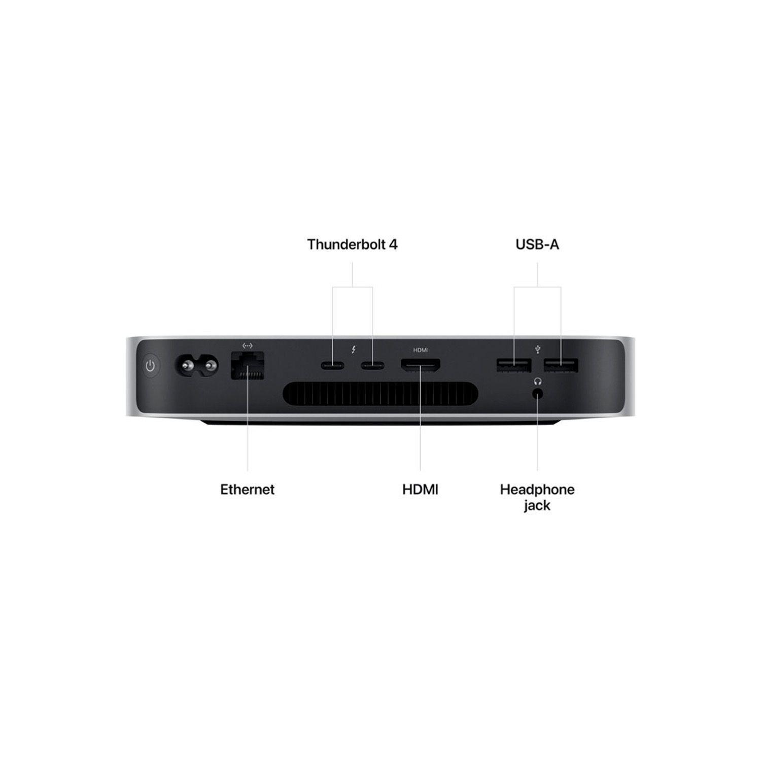 Apple Mac Mini M2 8GB 512GB SSD Mac OS Gris-3