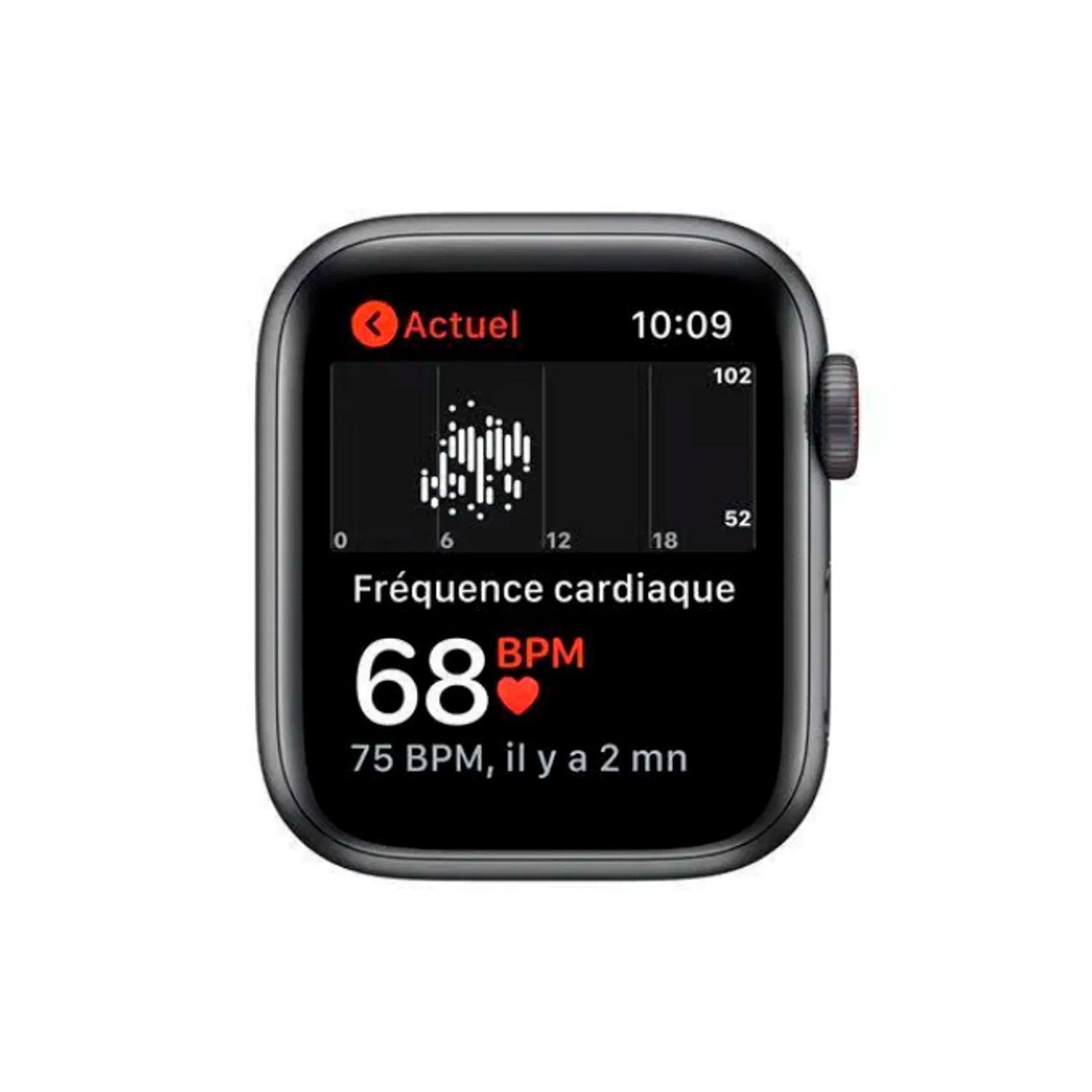 Reloj Apple Watch Series 6 44mm GPS Space Gray Aluminum Case Black Sport Band-3