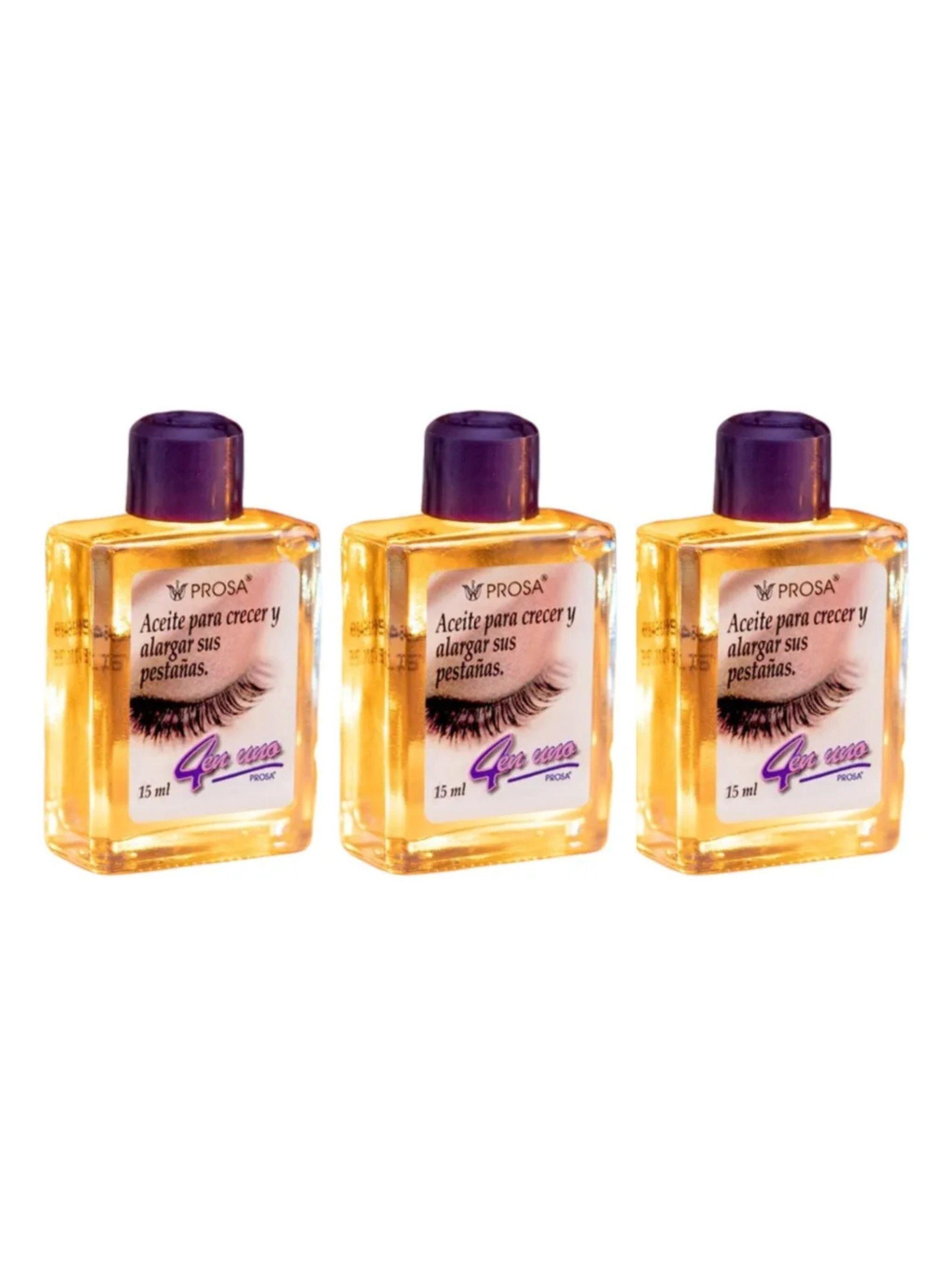 Pack X3 Aceite Fortalecedor Para Pesta as Alarga Prosa-0