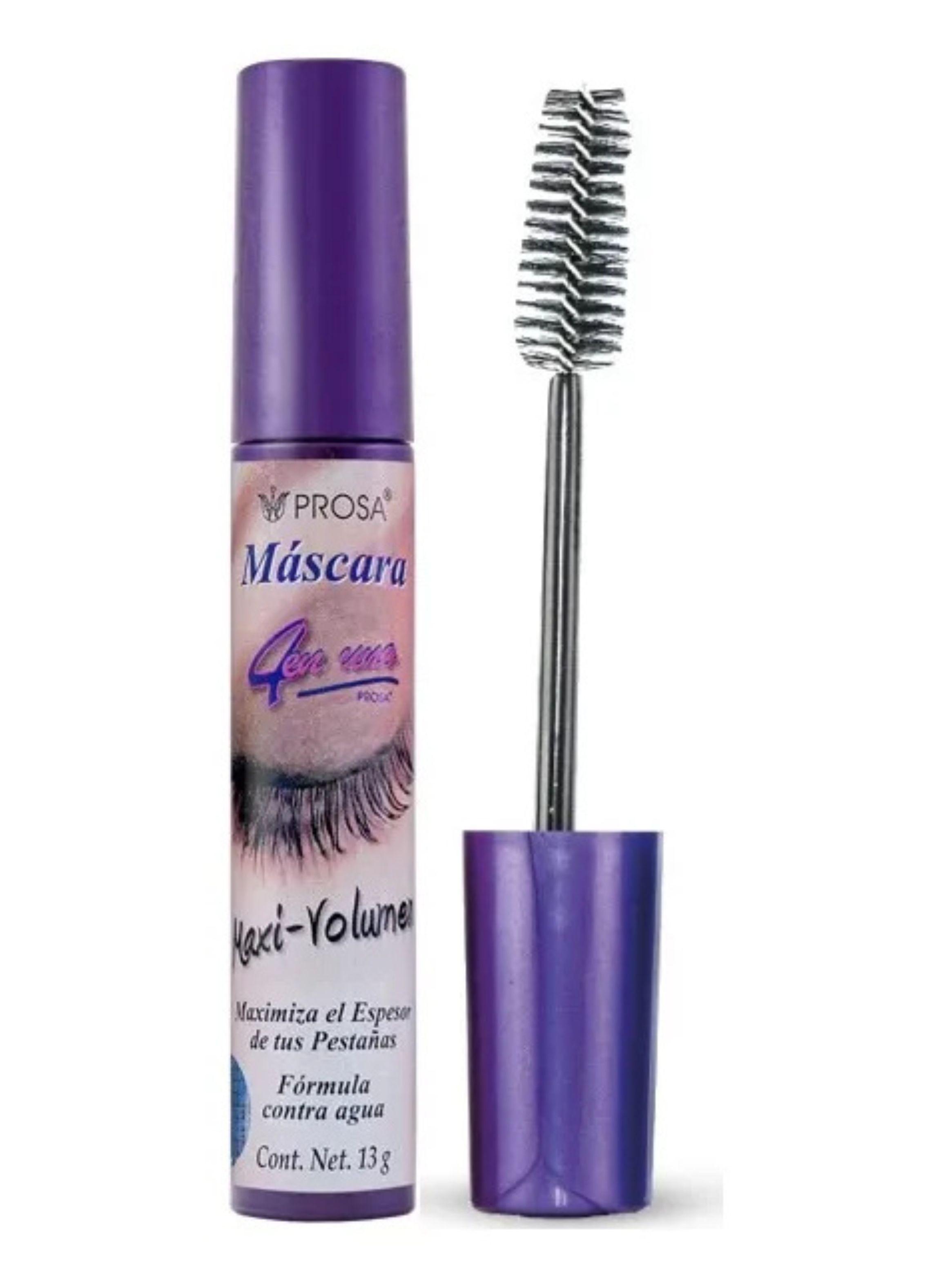Pack X3 Mascara Para Pesta as Maxi Volumen Waterproof Prosa-1