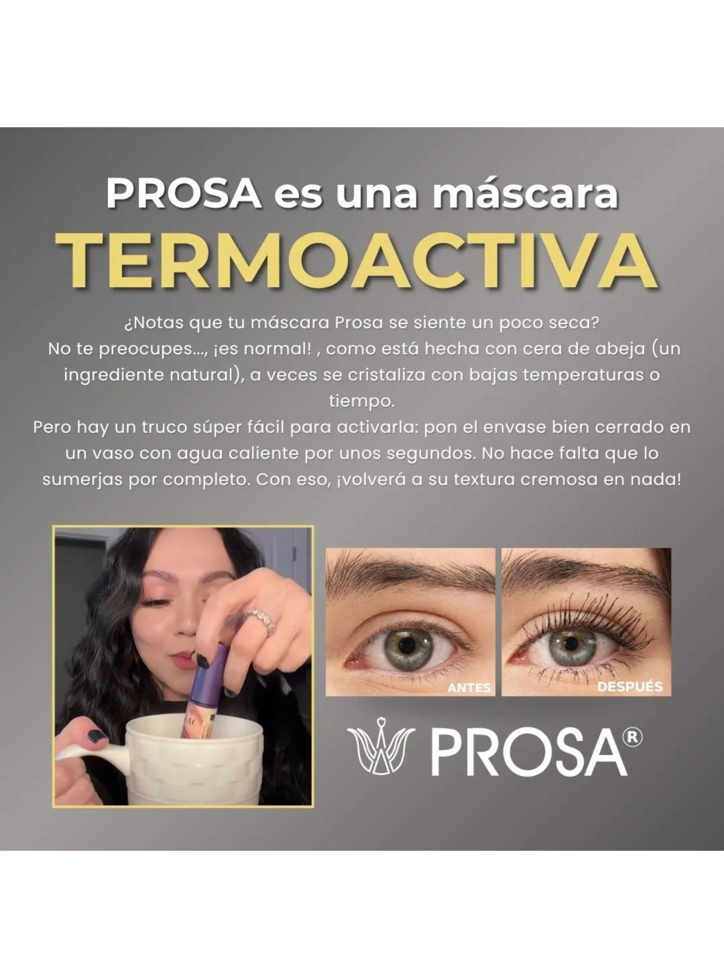 Pack X3 Mascara Para Pesta as Maxi Volumen Waterproof Prosa-6
