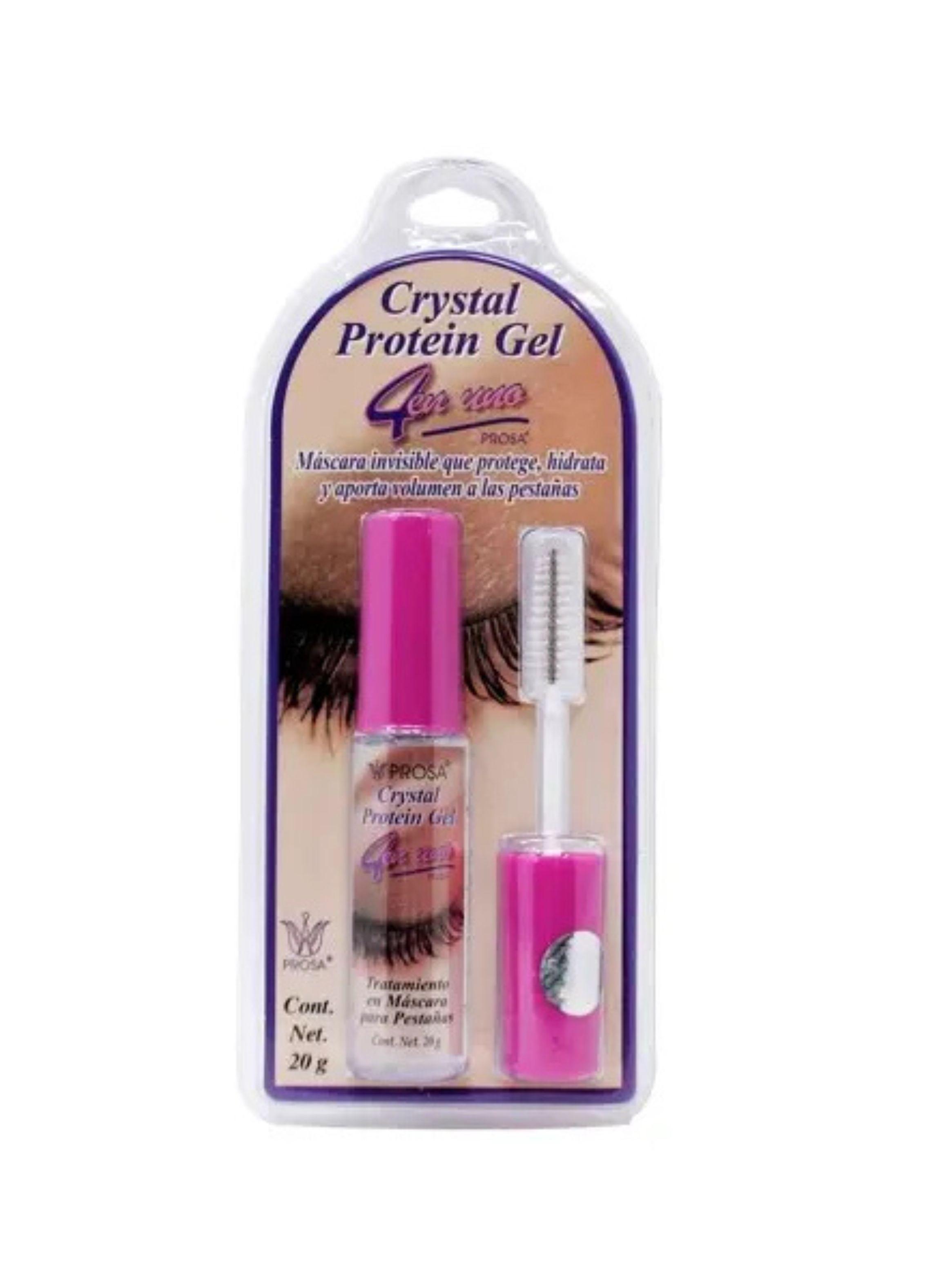 Máscara de Pestañas y Cejas Transparente Crystal Protein Gel Prosa-3