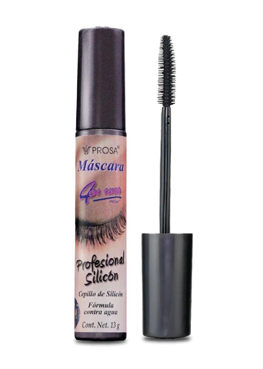 Pack Mascara de Pesta as Maxi Volumen 4 En 1 Silicon Profesional Prosa-2