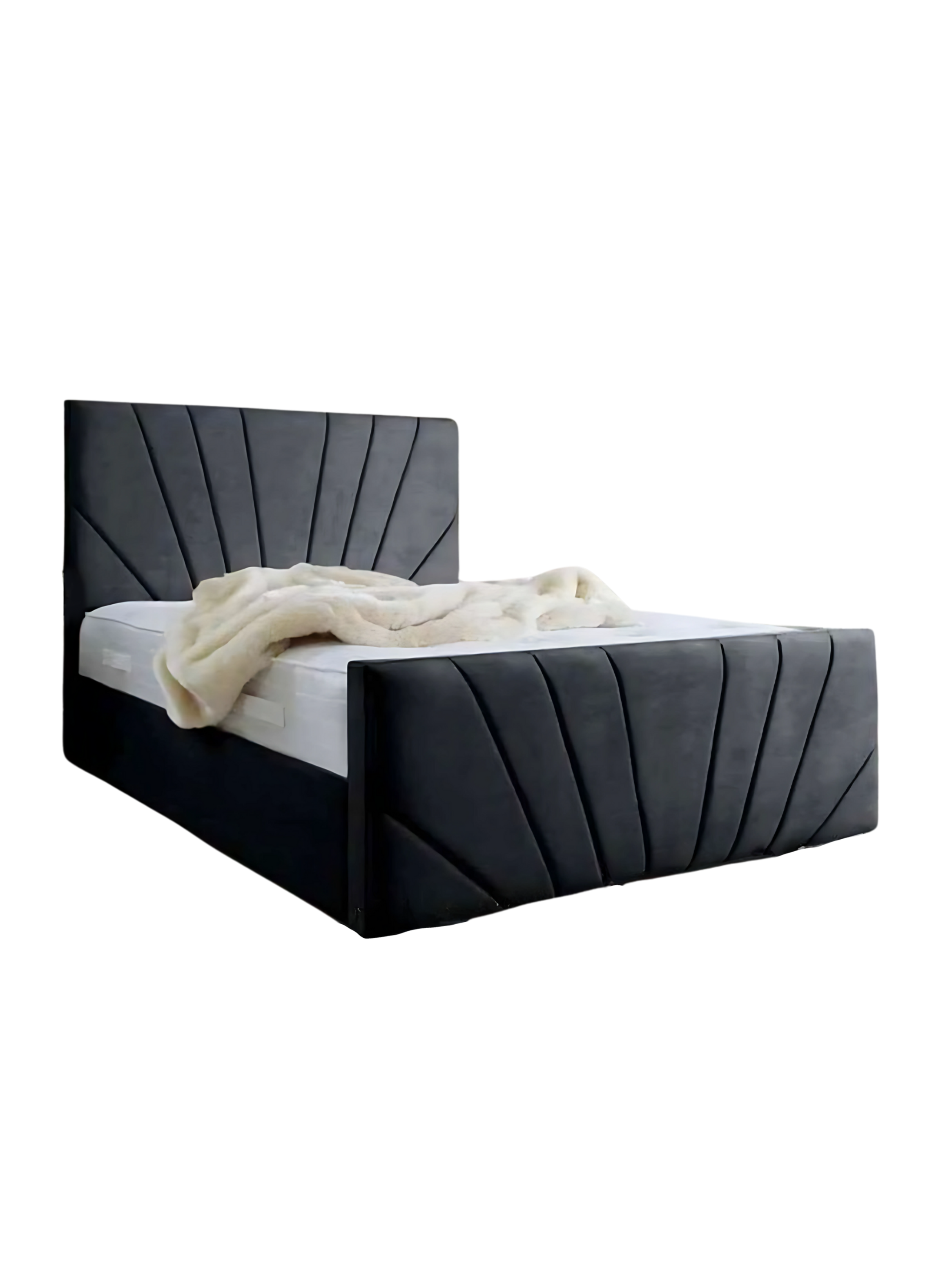 Base De Cama Americana Doble Respaldo SuperKing Lino-0