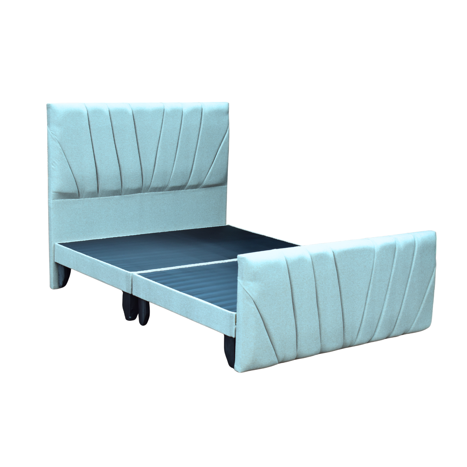 Base De Cama Doble Respaldo Full Felpa-0