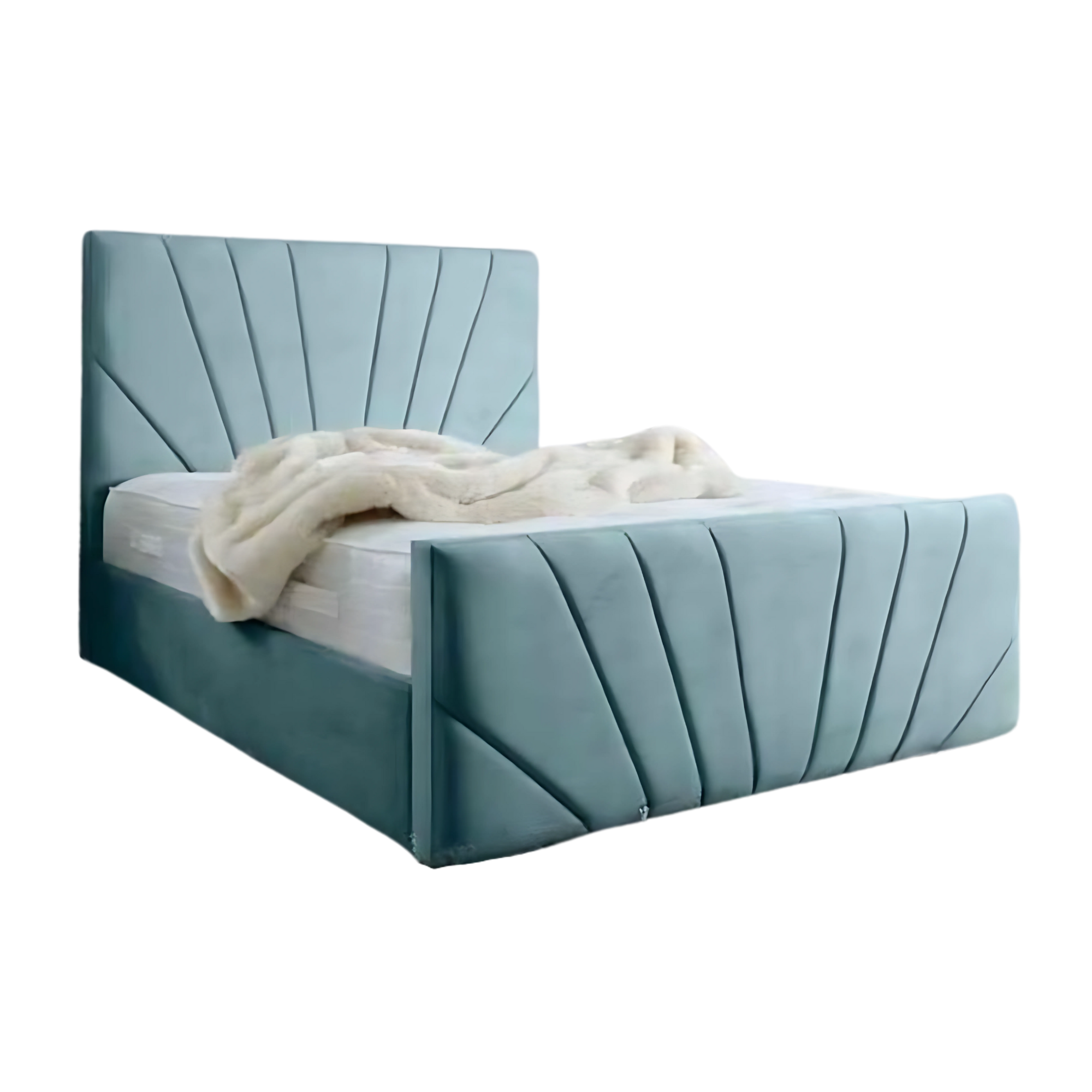 Base De Cama Doble Respaldo 1 Plaza Lino-1