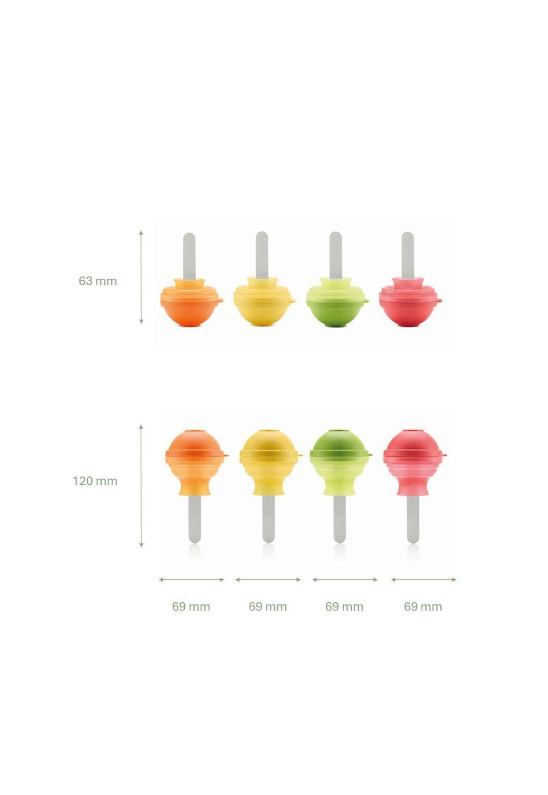 Molde para helados lollipop set de 4 unidades-2
