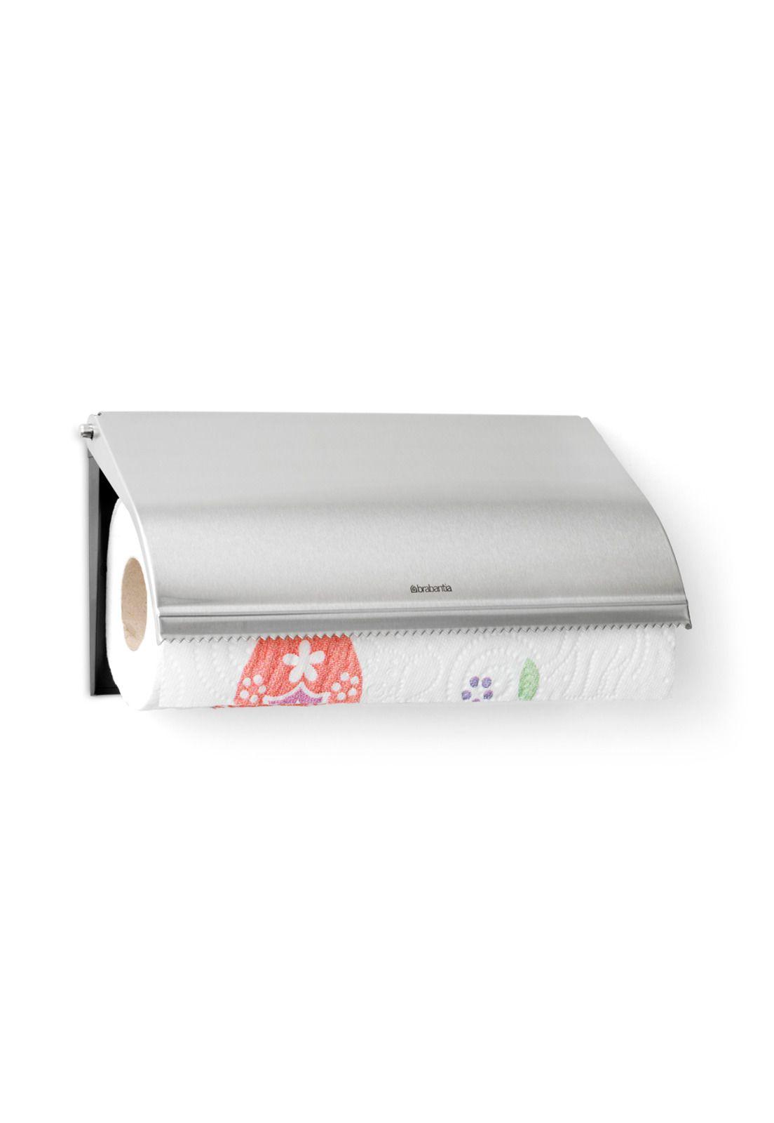 Porta Rollo papel de cocina de pared Matt Steel-2