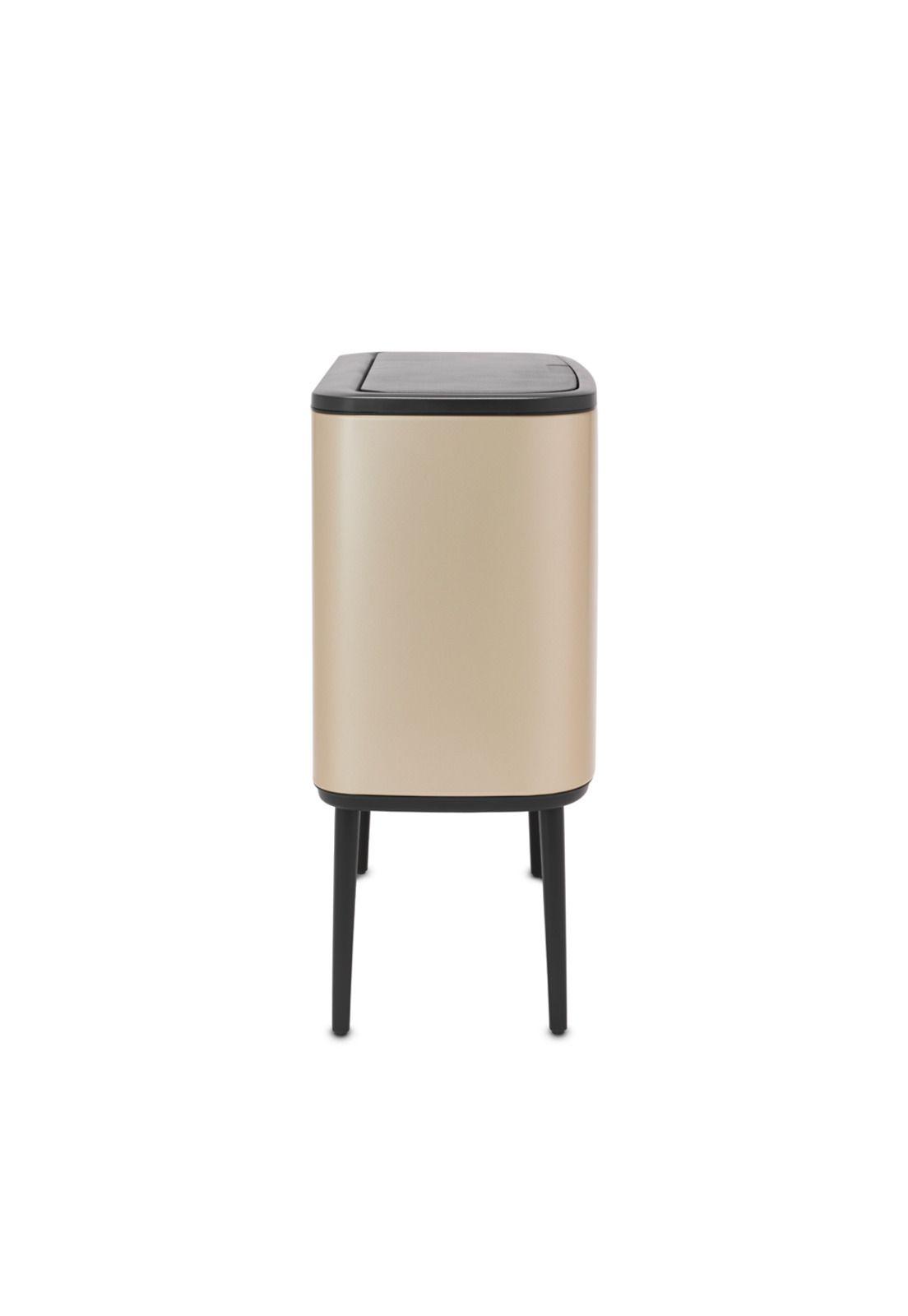 Basurero Bo Touch 11 + 23 Lt Metallic Gold-2
