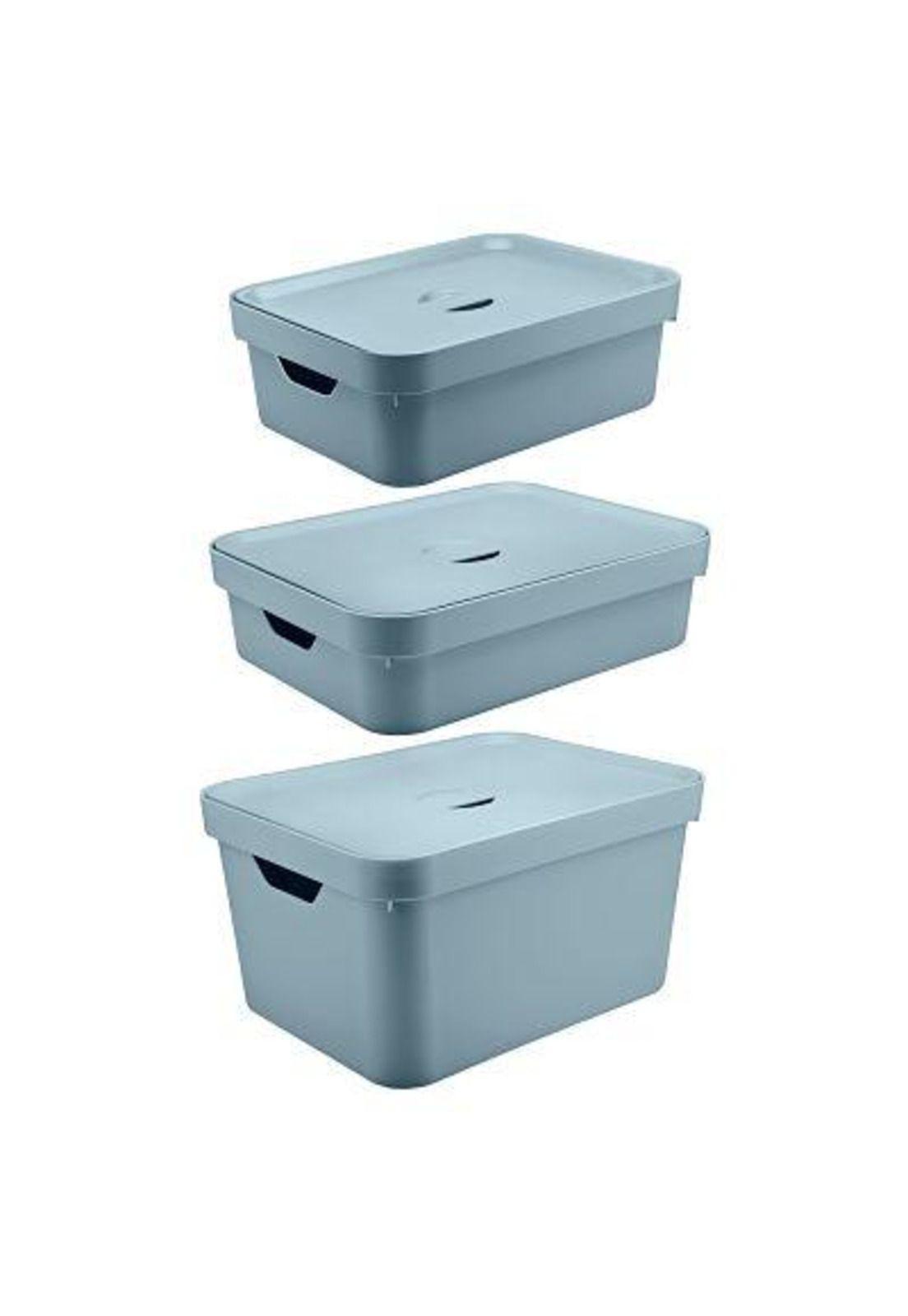 Conjunto Cajas Cube Celeste-0