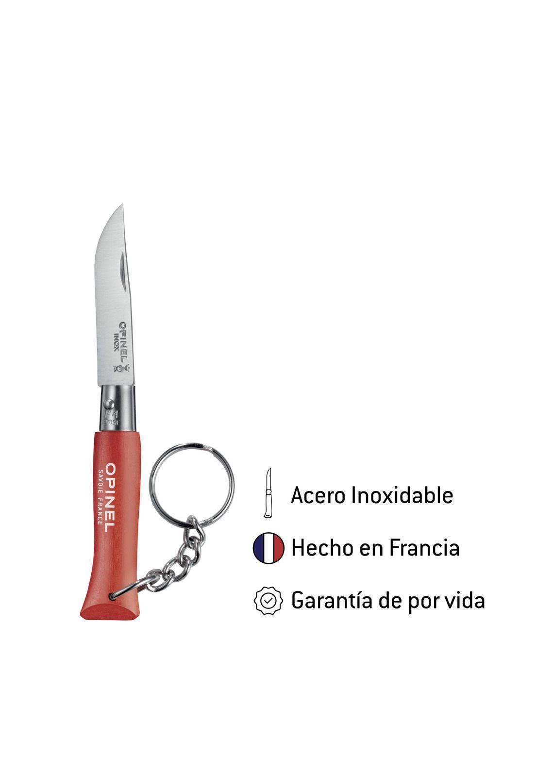 Cuchillo Opinel N°4 llavero Rojo-2