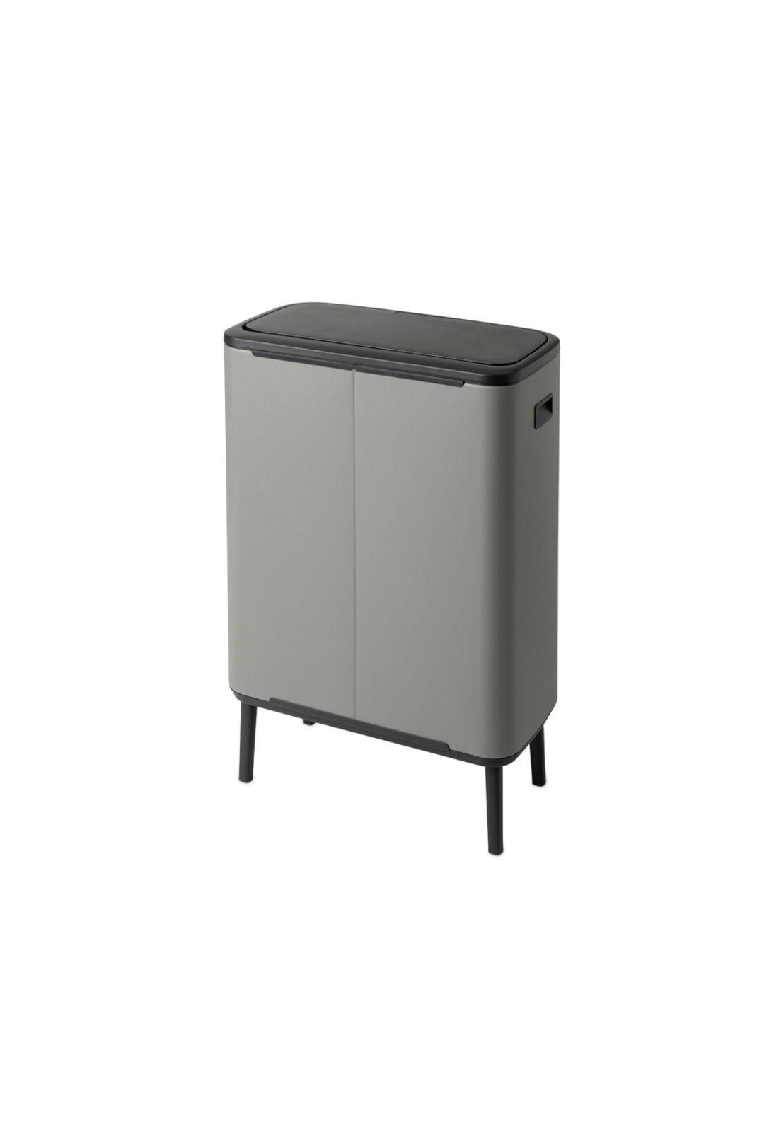 Basurero Bo Touch Hi 2 x 30 Lt Light Grey-2