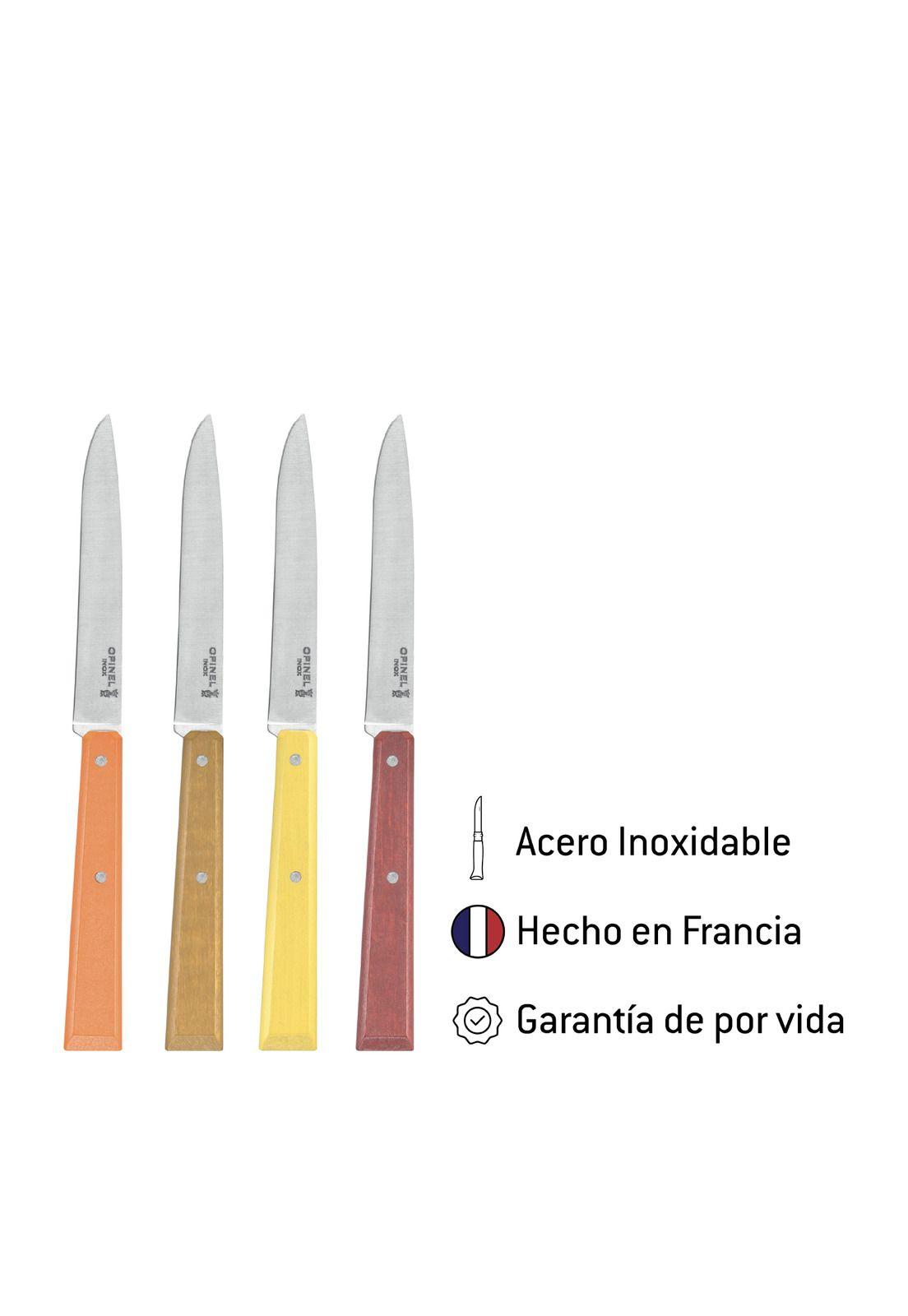 Cuchillos Opinel N°125 Bon Appétit Agrumes - 4 unidades-2