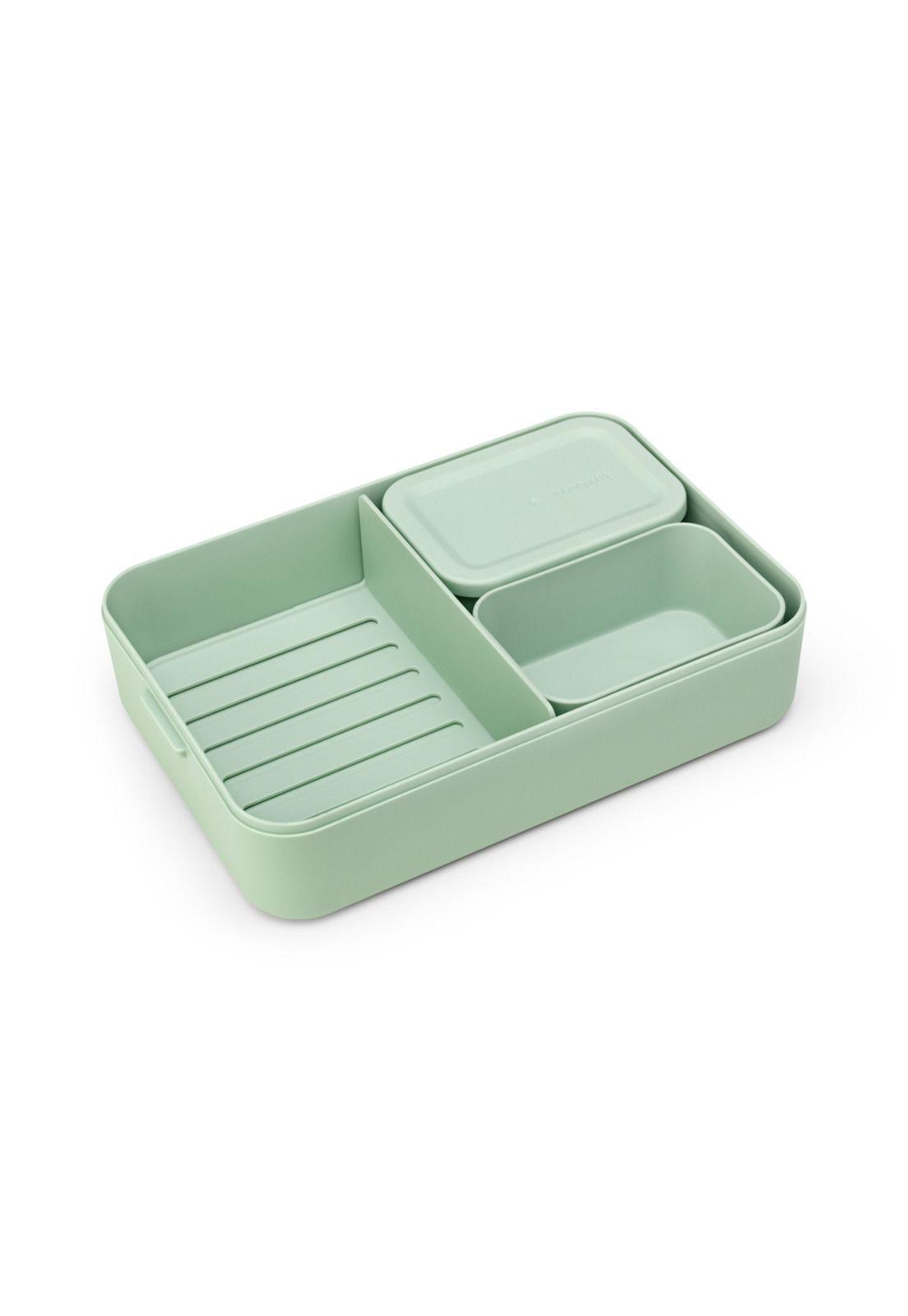 Contenedor para almuerzo Make & Take Bento Grande Jade Green-2