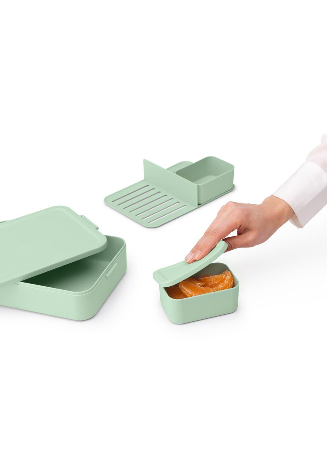 Contenedor para almuerzo Make & Take Bento Grande Jade Green-3