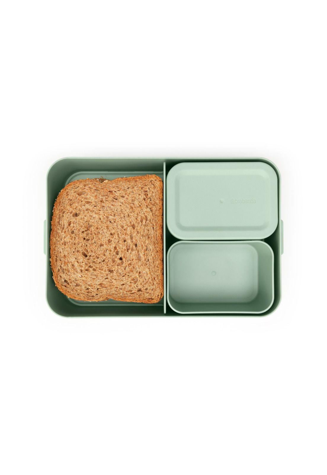 Contenedor para almuerzo Make & Take Bento Grande Jade Green-4