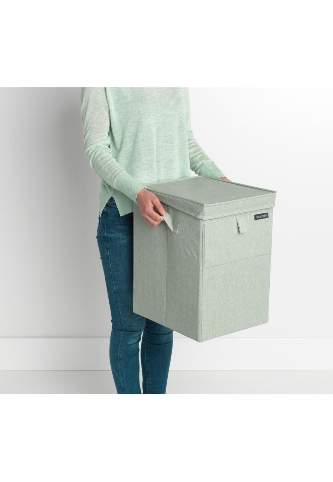 Caja apilable para ropa 35 Lt Green-2