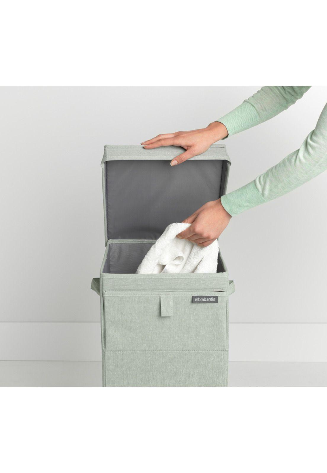 Caja apilable para ropa 35 Lt Green-3