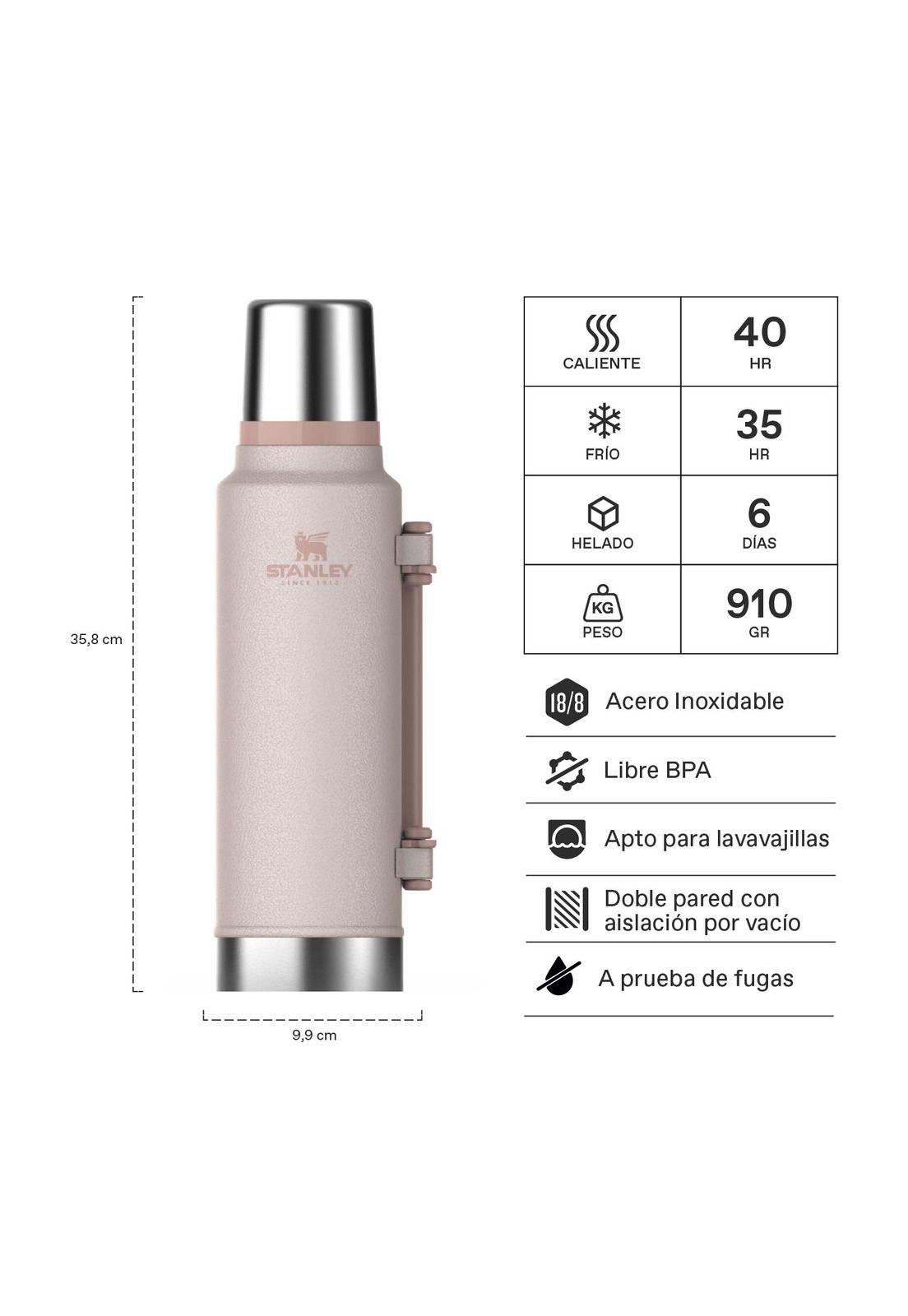 Termo Stanley Classic Hammertone Rose Quartz | 1.4 lt-1