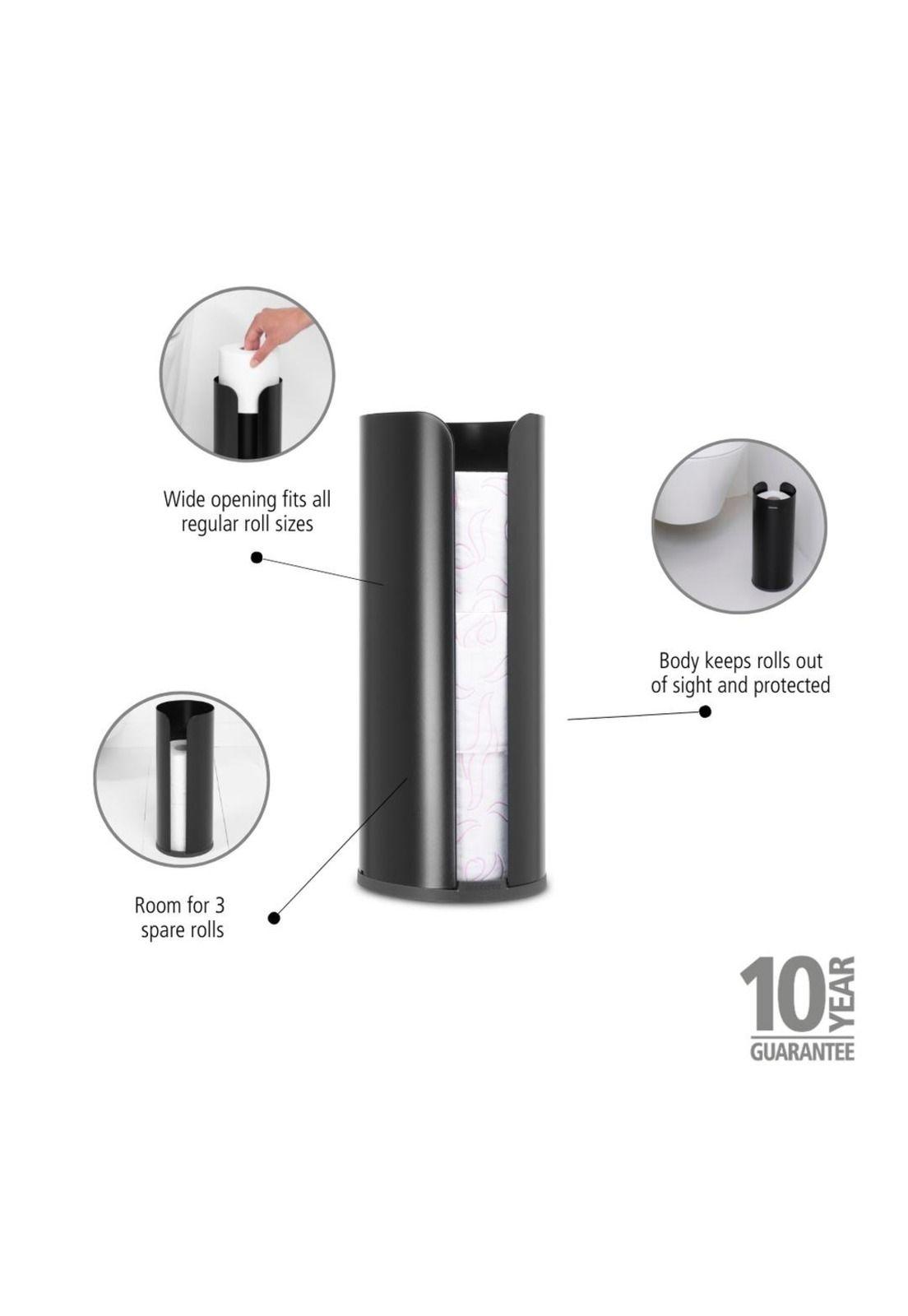 Dispensador de rollos de papel ReNew Matt Black-5