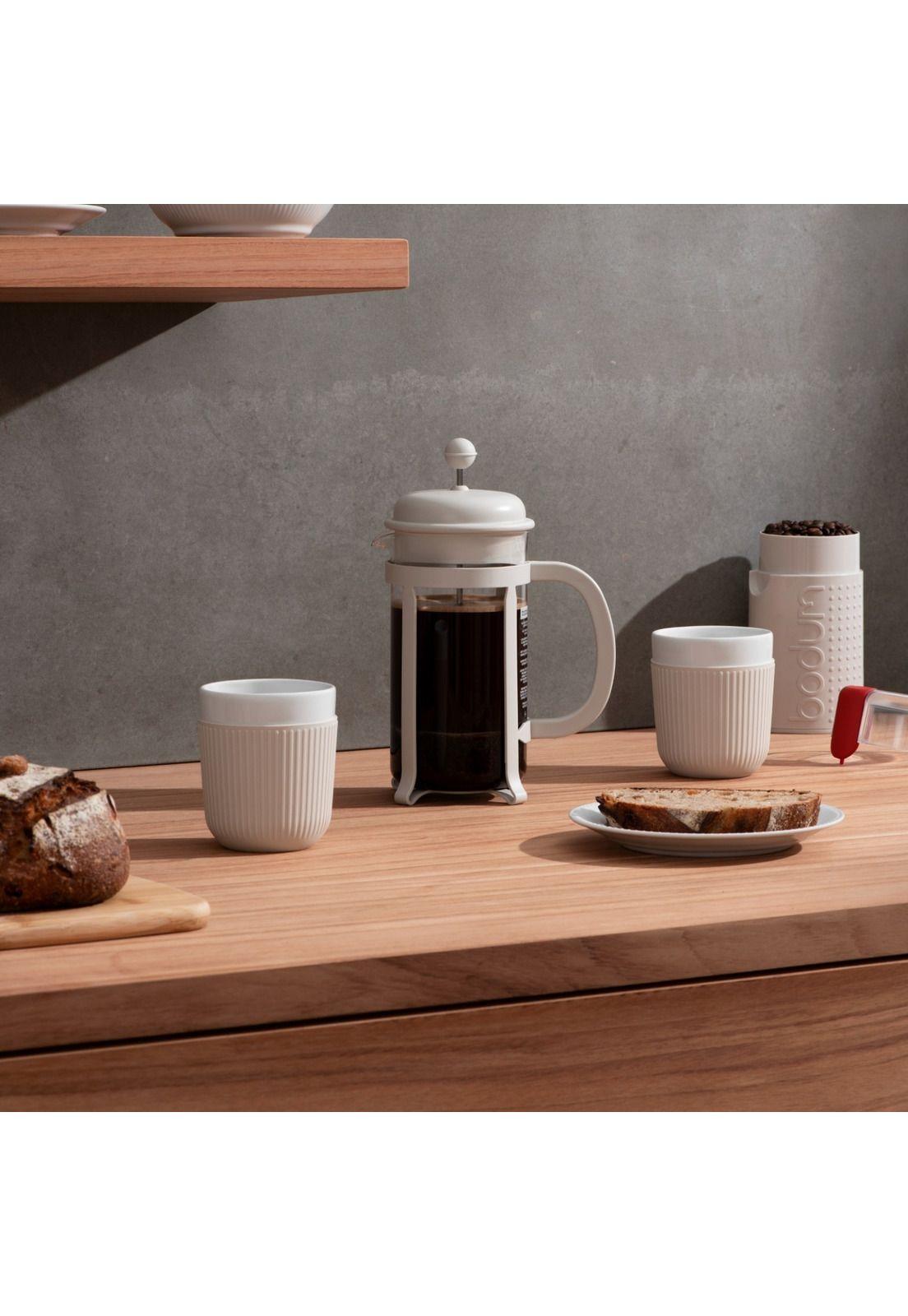Cafetera Prensa Francesa 350 ml, blanco-1