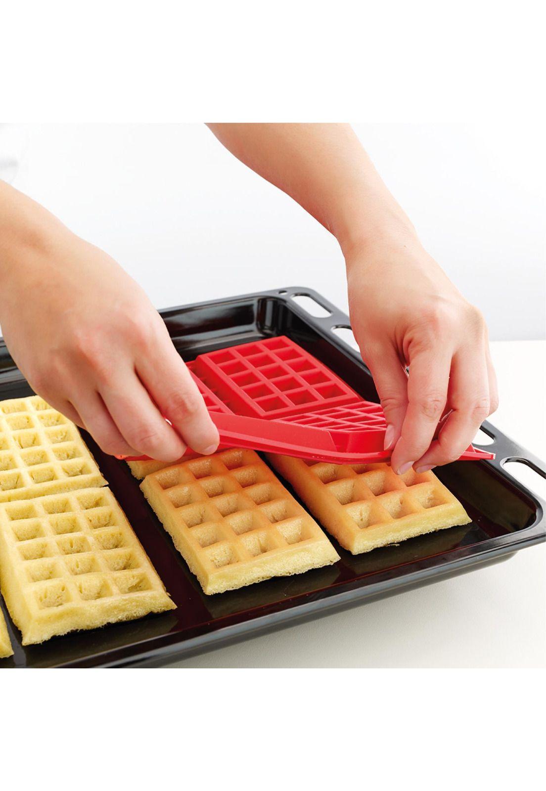 Molde de silicona para waffles al horno Set de 2 unidades-2
