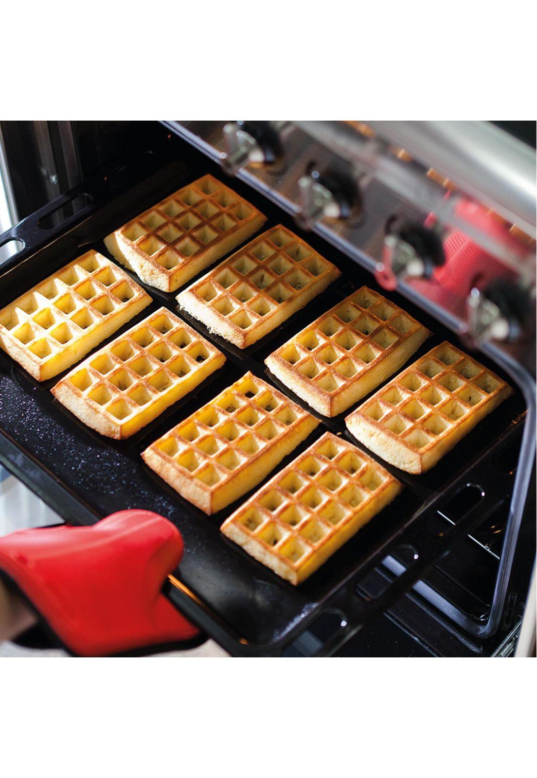 Molde de silicona para waffles al horno Set de 2 unidades-3